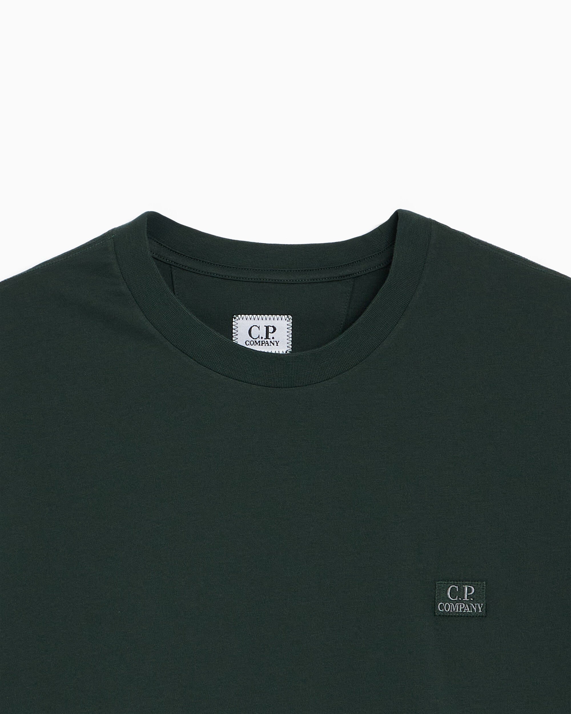 T-Shirts CP Company Logo Men's T-Shirt - 21CMTS726A005100W-697