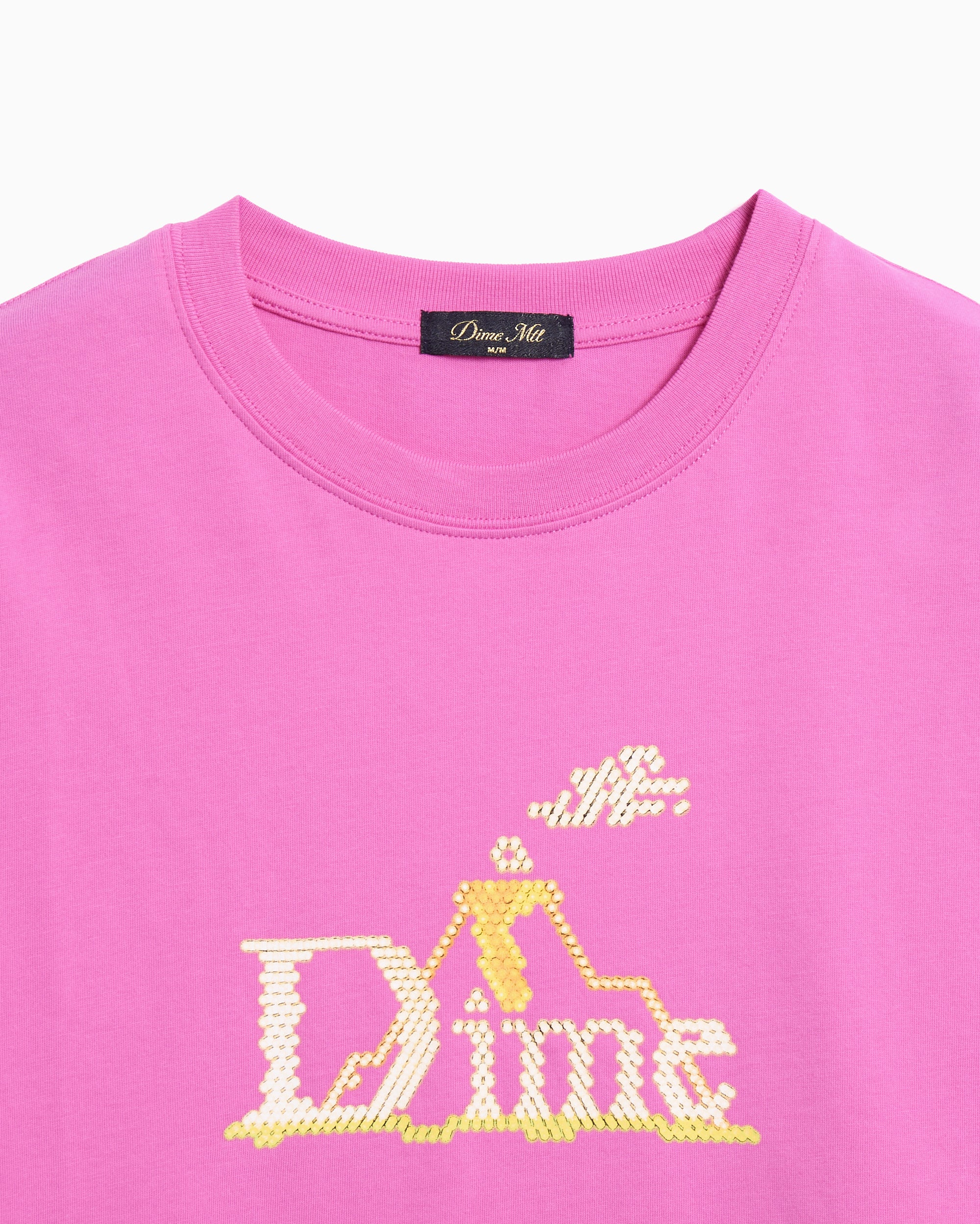 T-Shirts Dime MTL Lightbright Graphic Relaxed Men's T-Shirt - DIME2SP2548PIN