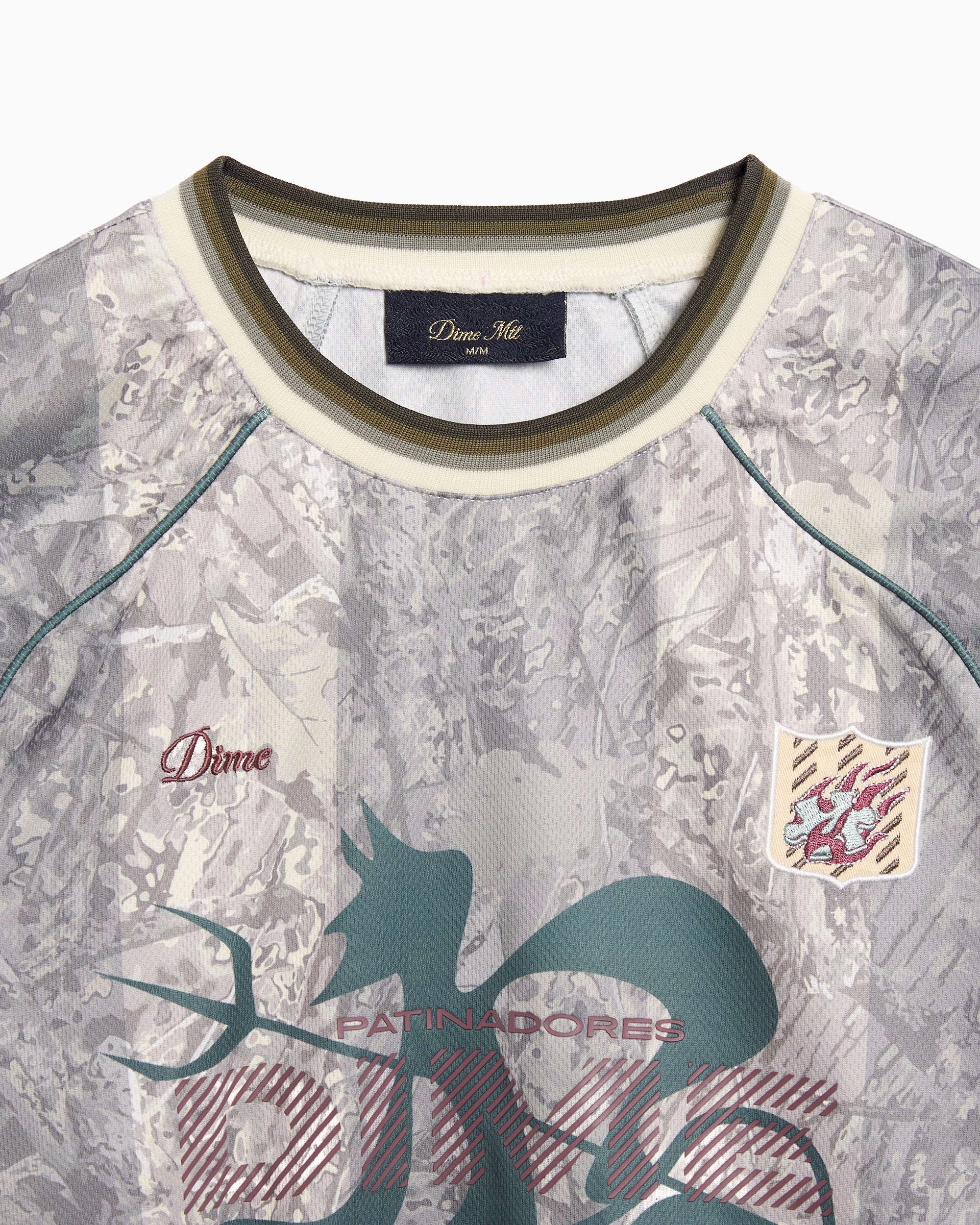 T-Shirts Dime MTL Patinadores Graphic Long-Sleeved Relaxed Men's Jersey T-Shirt - DIMESP256SAG