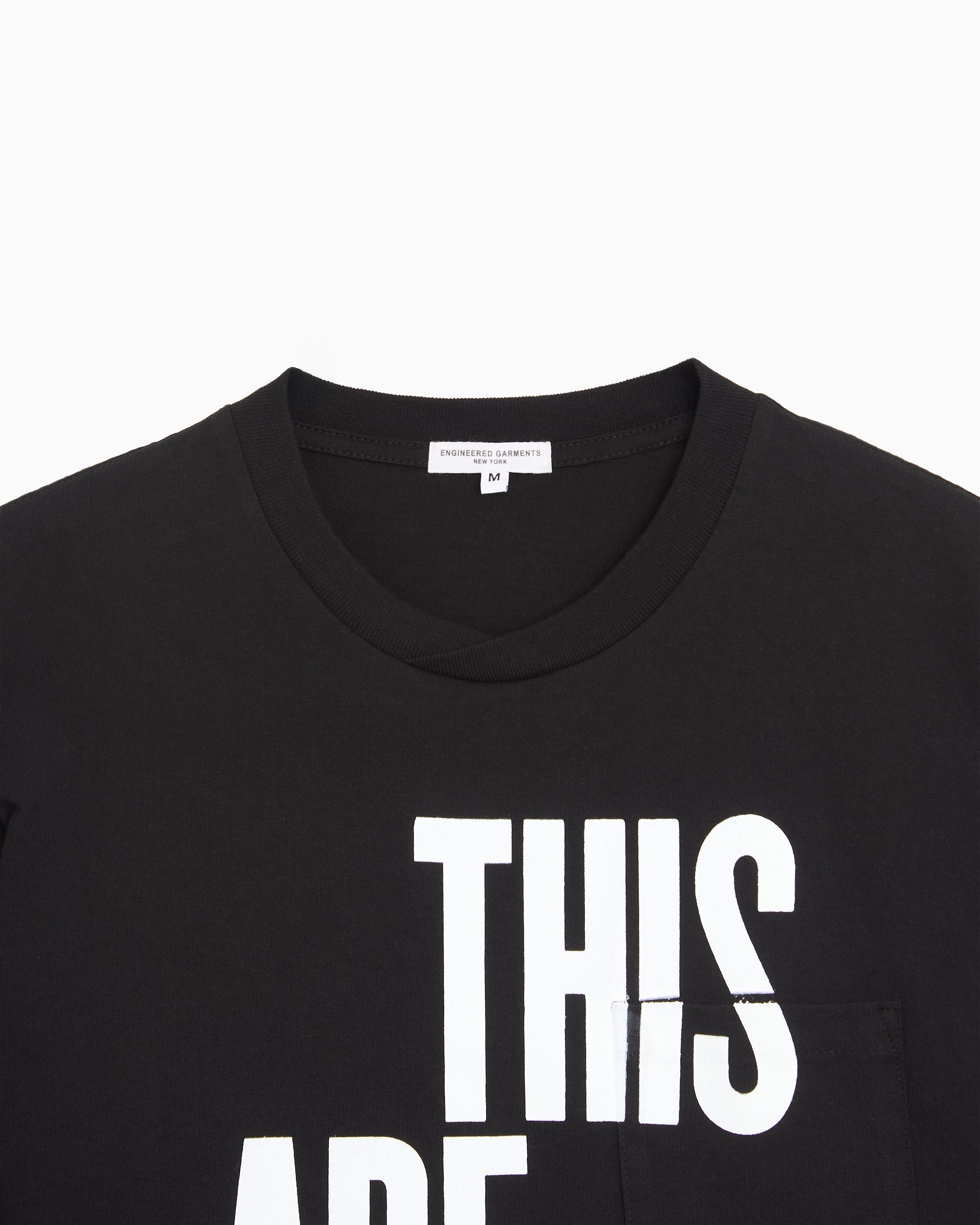 T-Shirts Engineered Garments "Cross" Graphic Long-Sleeved Relaxed Men's T-Shirt - 26S1H057-NP221