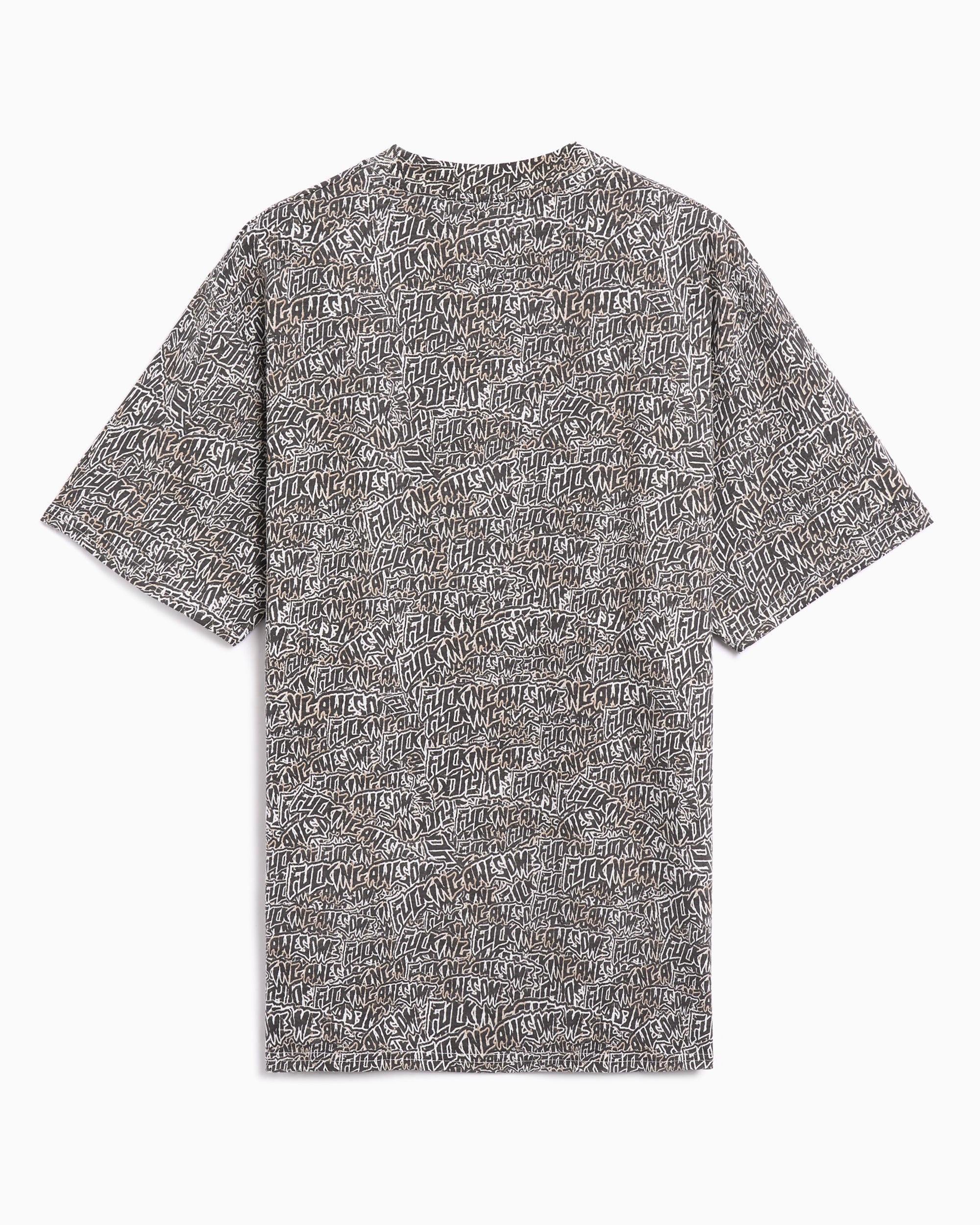 T-Shirts Fucking Awesome Burnt Sticker Stamp Men's T-Shirt - PN25330