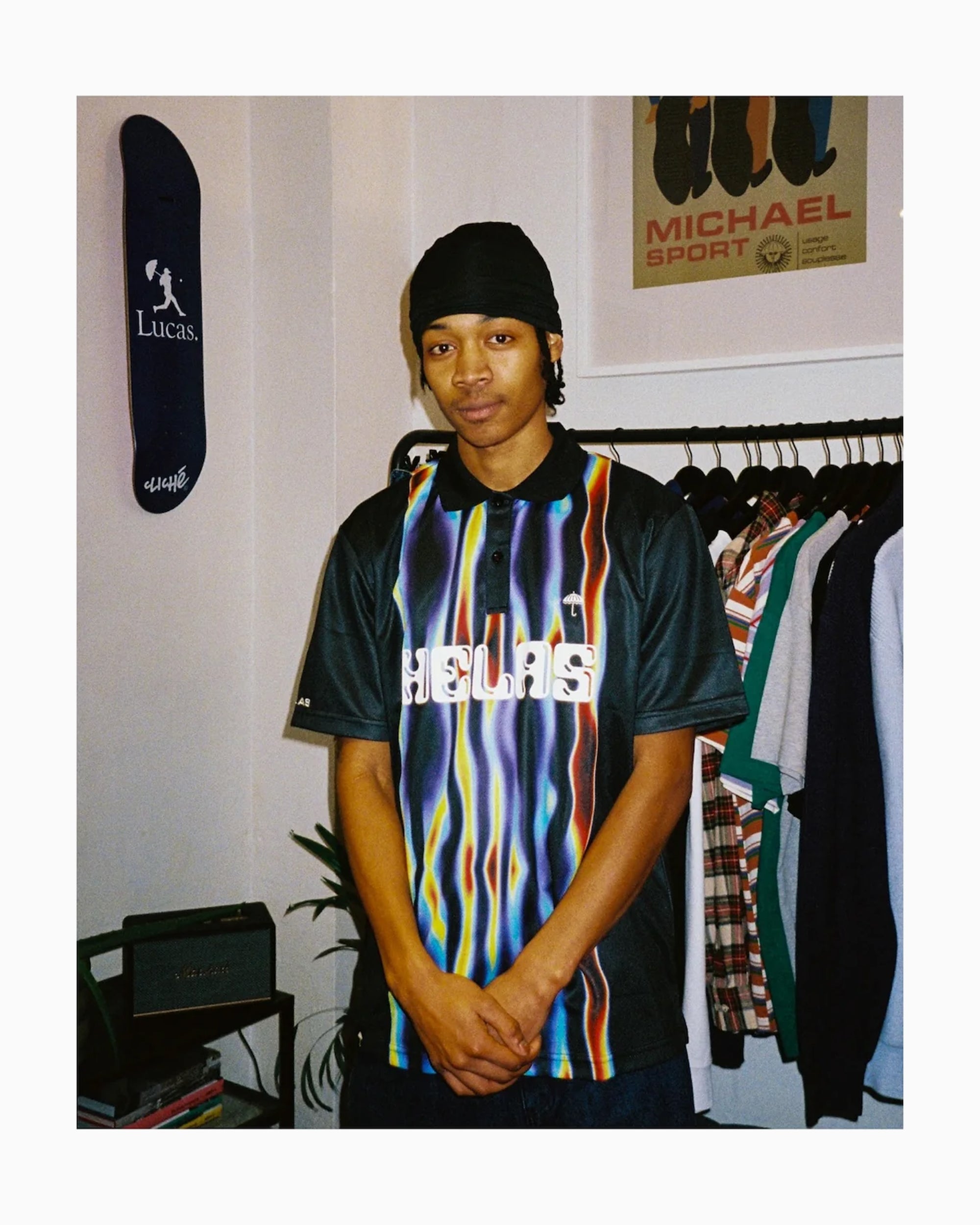 T-Shirts Hélas. Temperature Graphic Relaxed Men's Jersey T-Shirt - A06S1D1POLSSL01