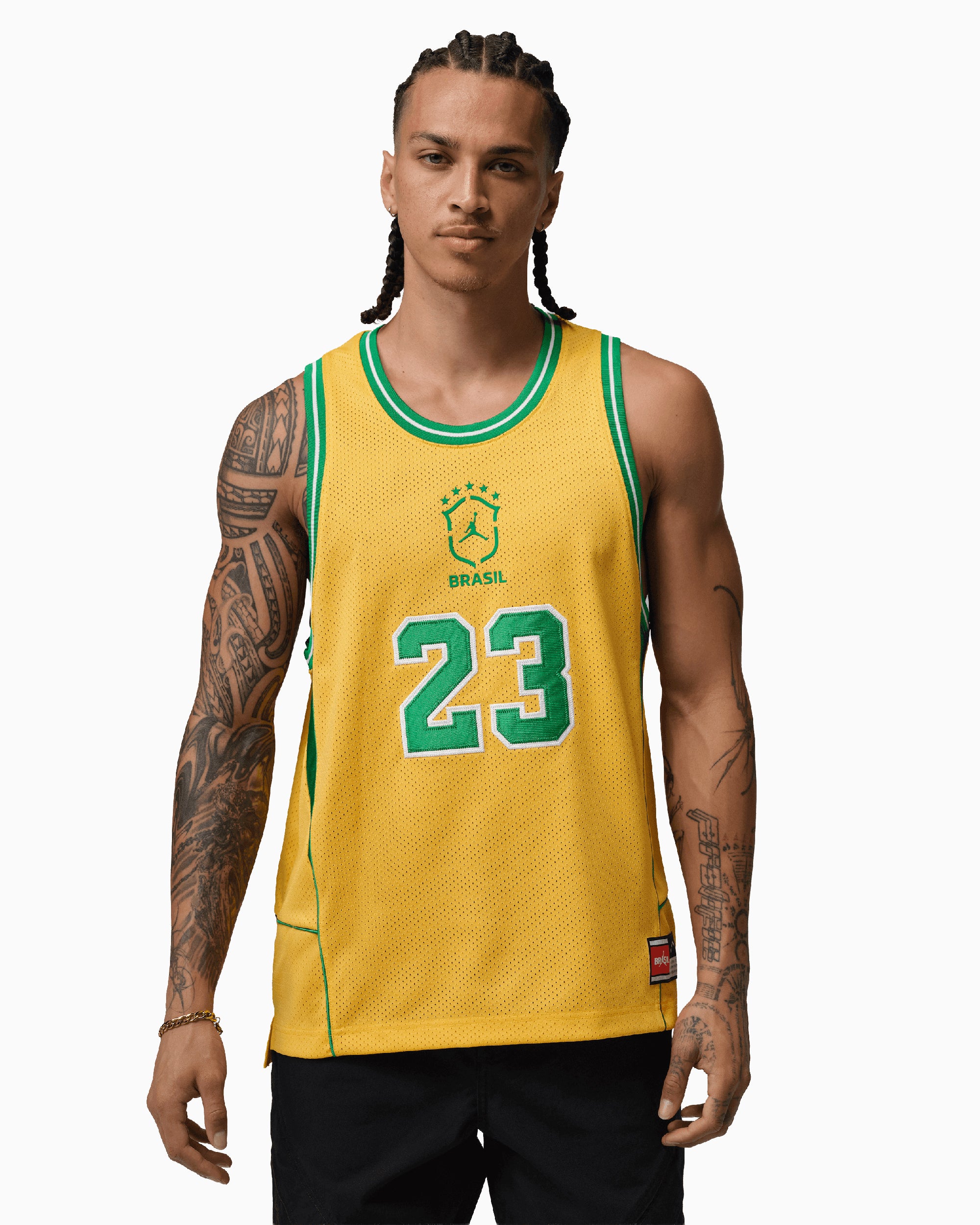 ブラジル代表ユニフォーム Jordan Brasil 　Mサイズ Jordan Brasil Logo Relaxed Men's Jersey T-Shirt