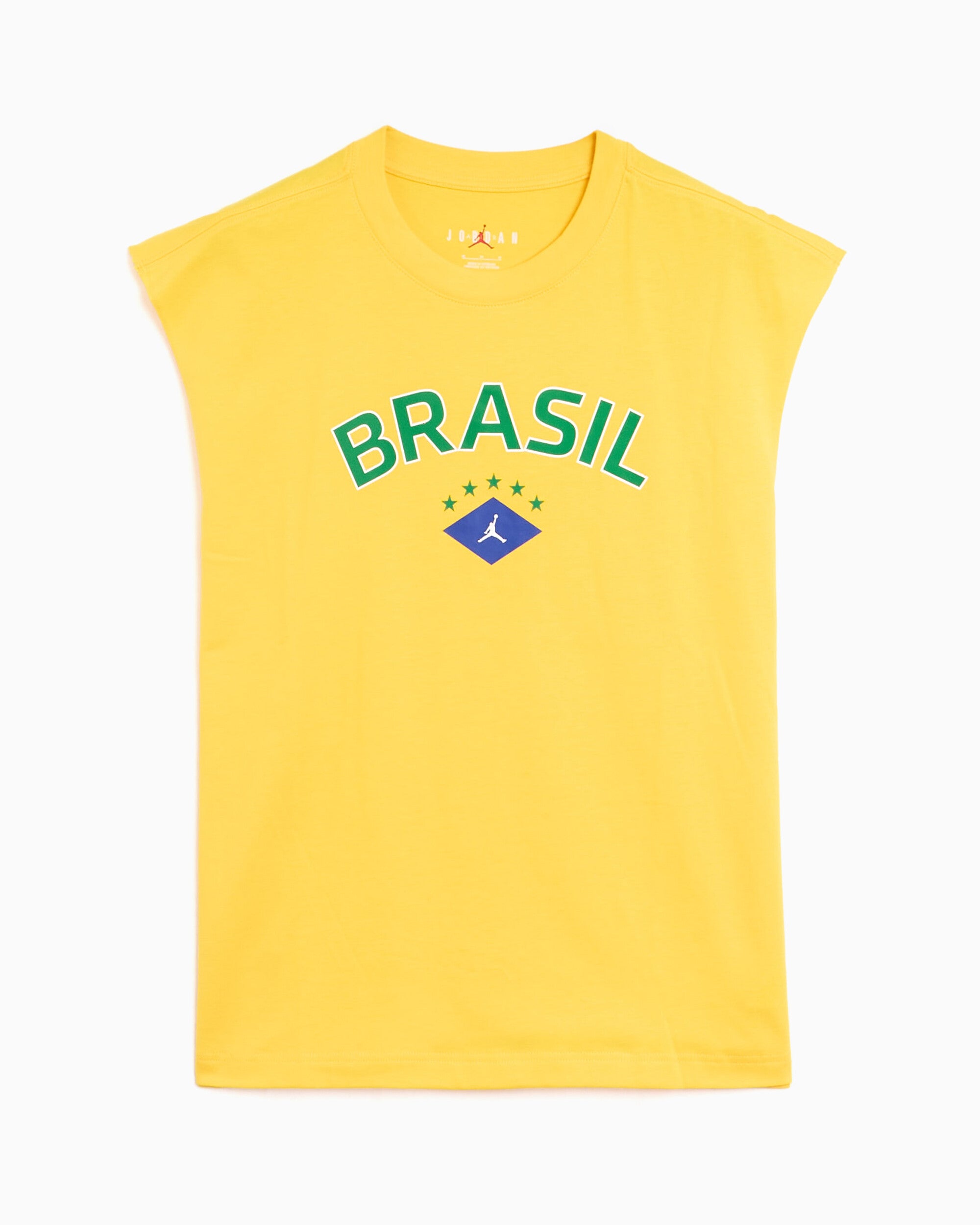 T-Shirts Jordan Brasil Logo Sleeveless Relaxed Men's T-Shirt - IF3906-741