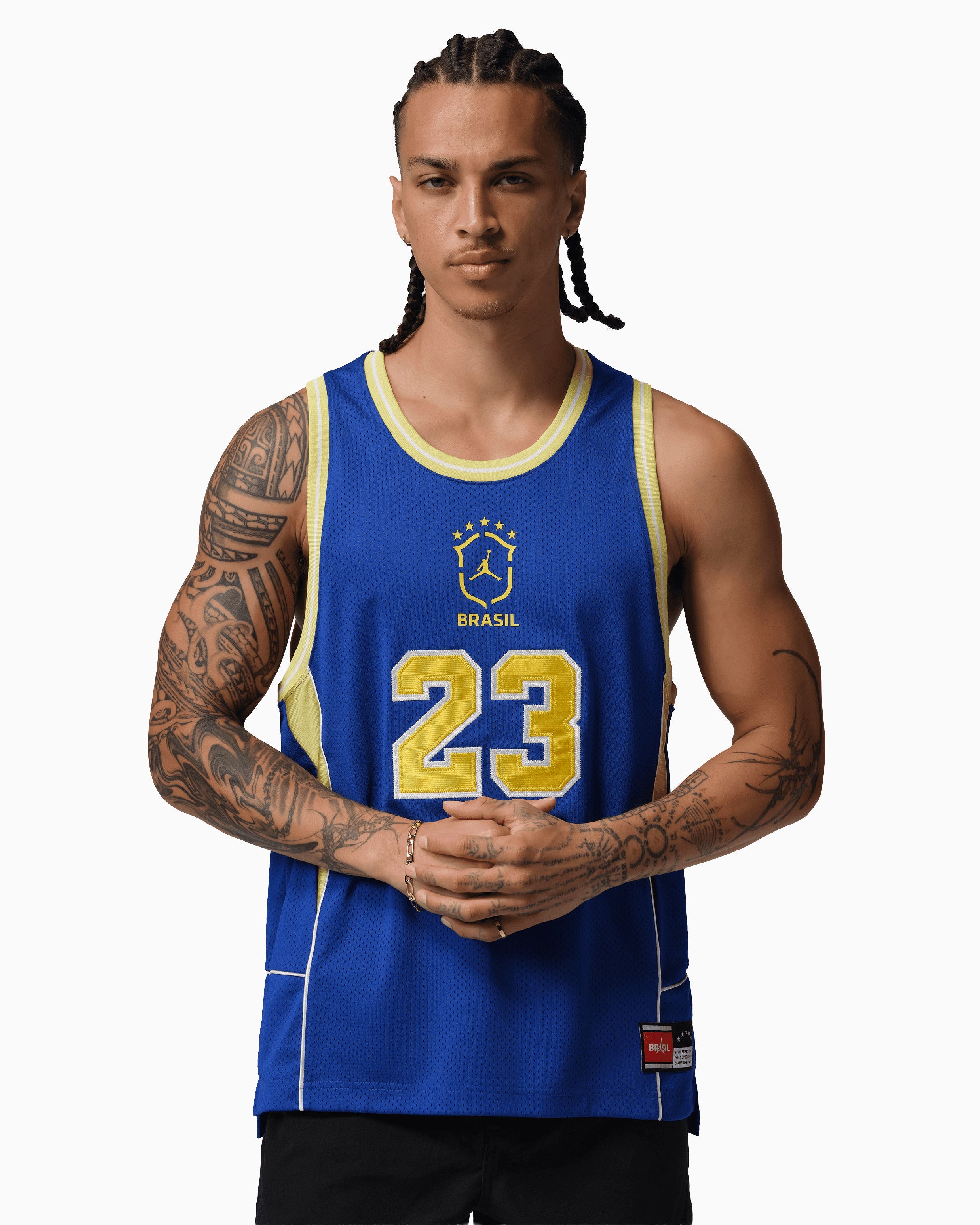 T-Shirts Jordan Essentials Brasil Logo Relaxed Men's Tank Top - II5378-417