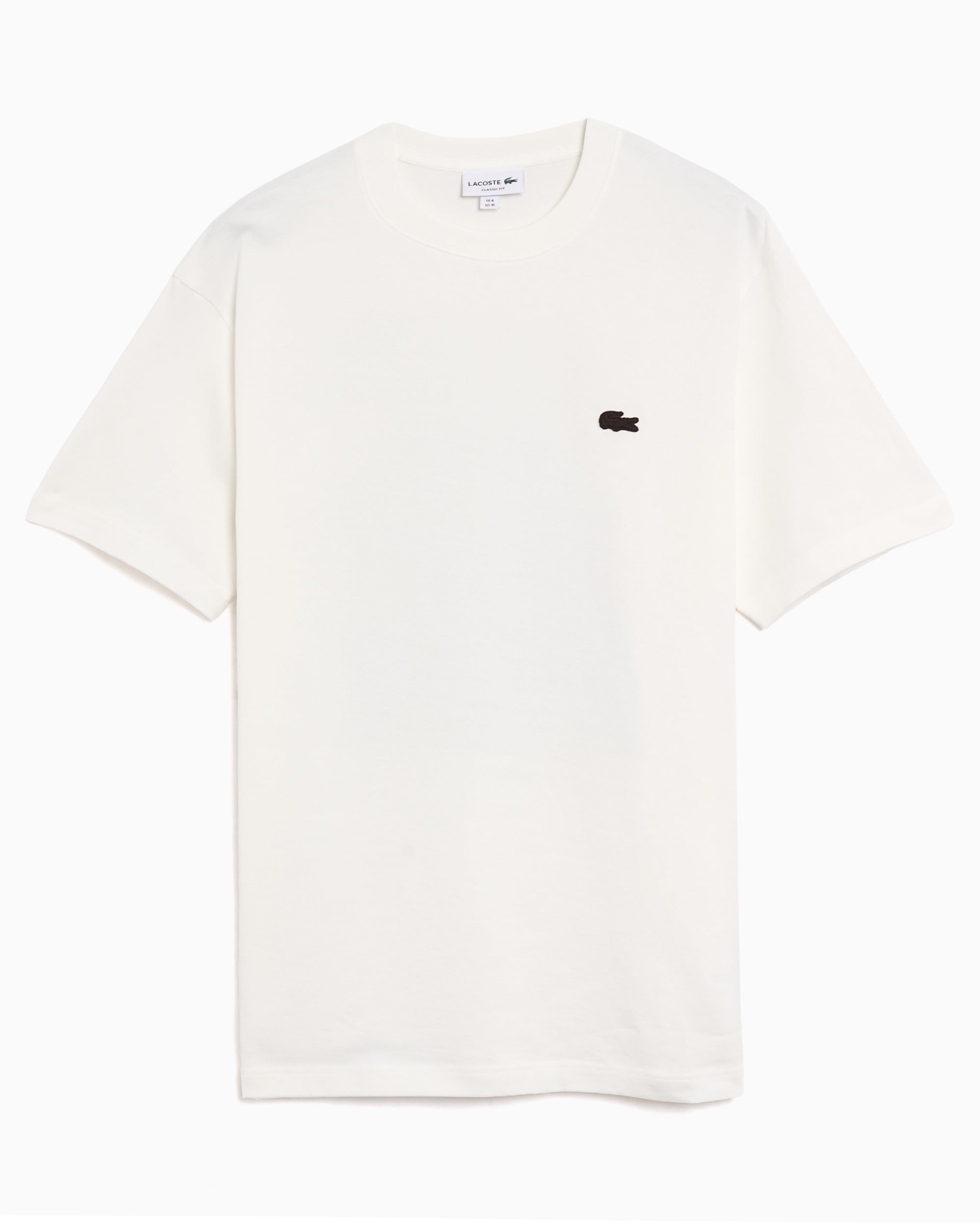 Lacoste グラフィックTシャツ ホワイト Lacoste Graphic Relaxed Men's T-Shirt