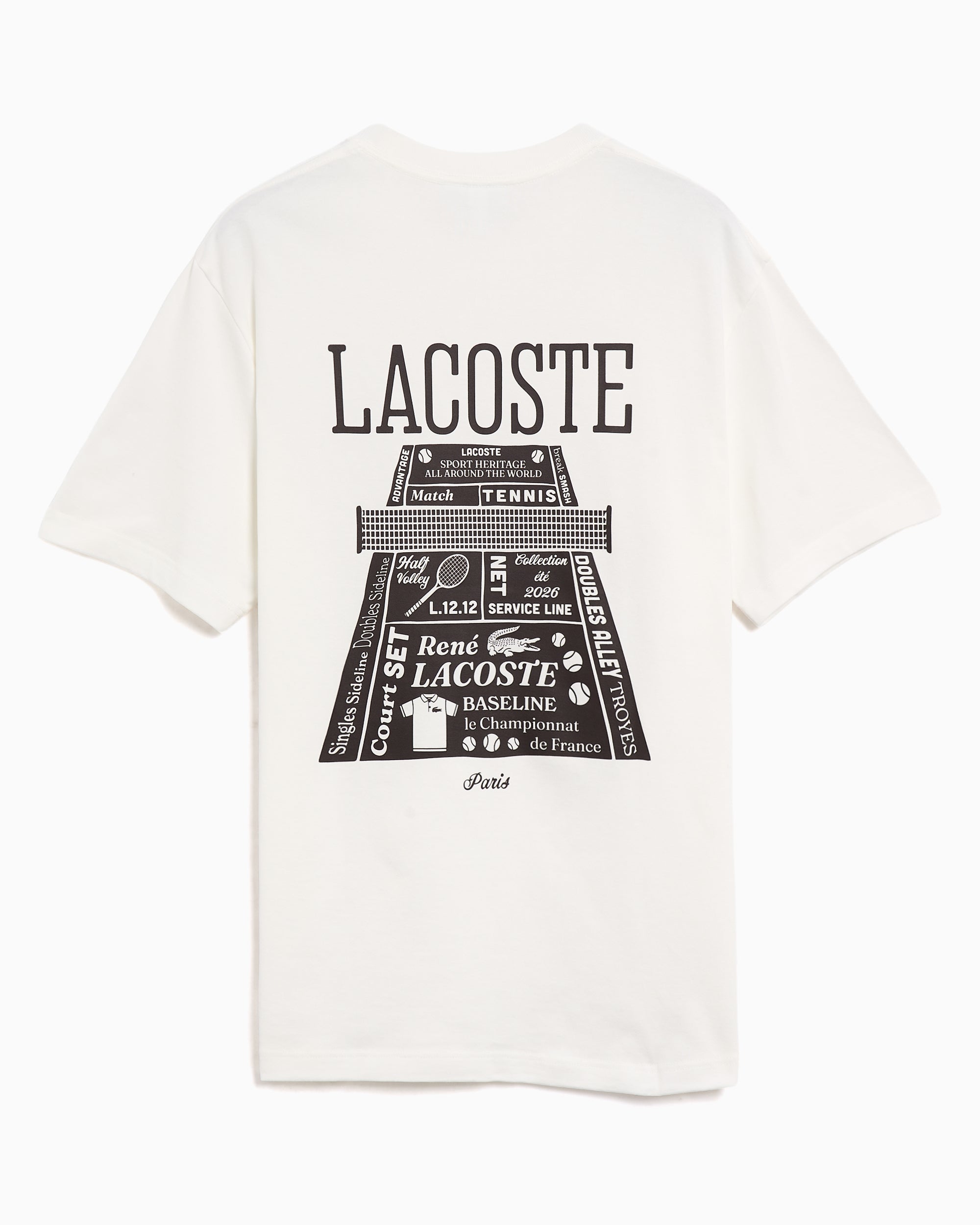 T-Shirts Lacoste Graphic Relaxed Men's T-Shirt - TH0537-00-70V