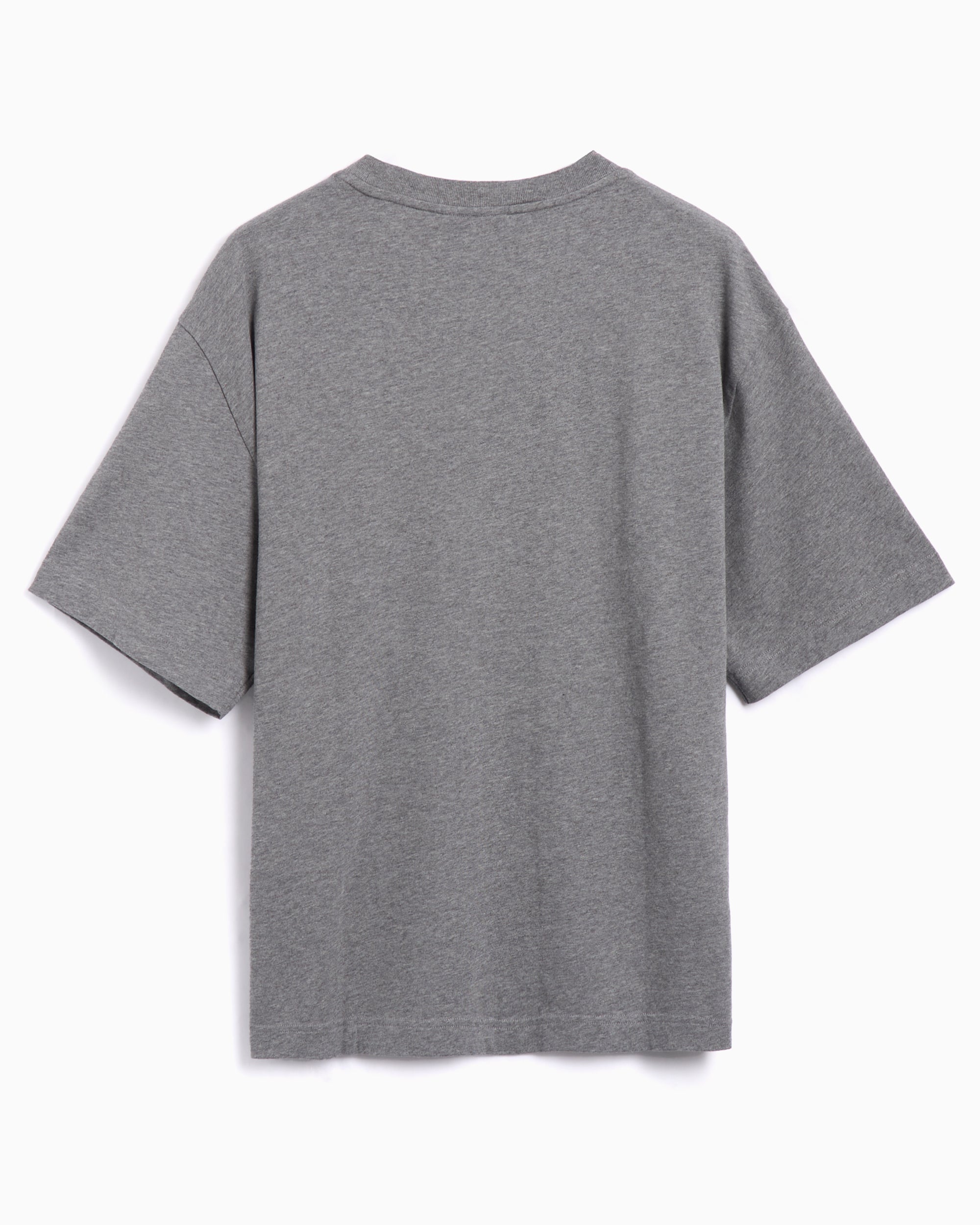 T-Shirts Maison Kitsuné Maison Kitsuné Embroidery Men's Oversize T-Shirt Men's T-Shirt - OM00122KJ0119-H131