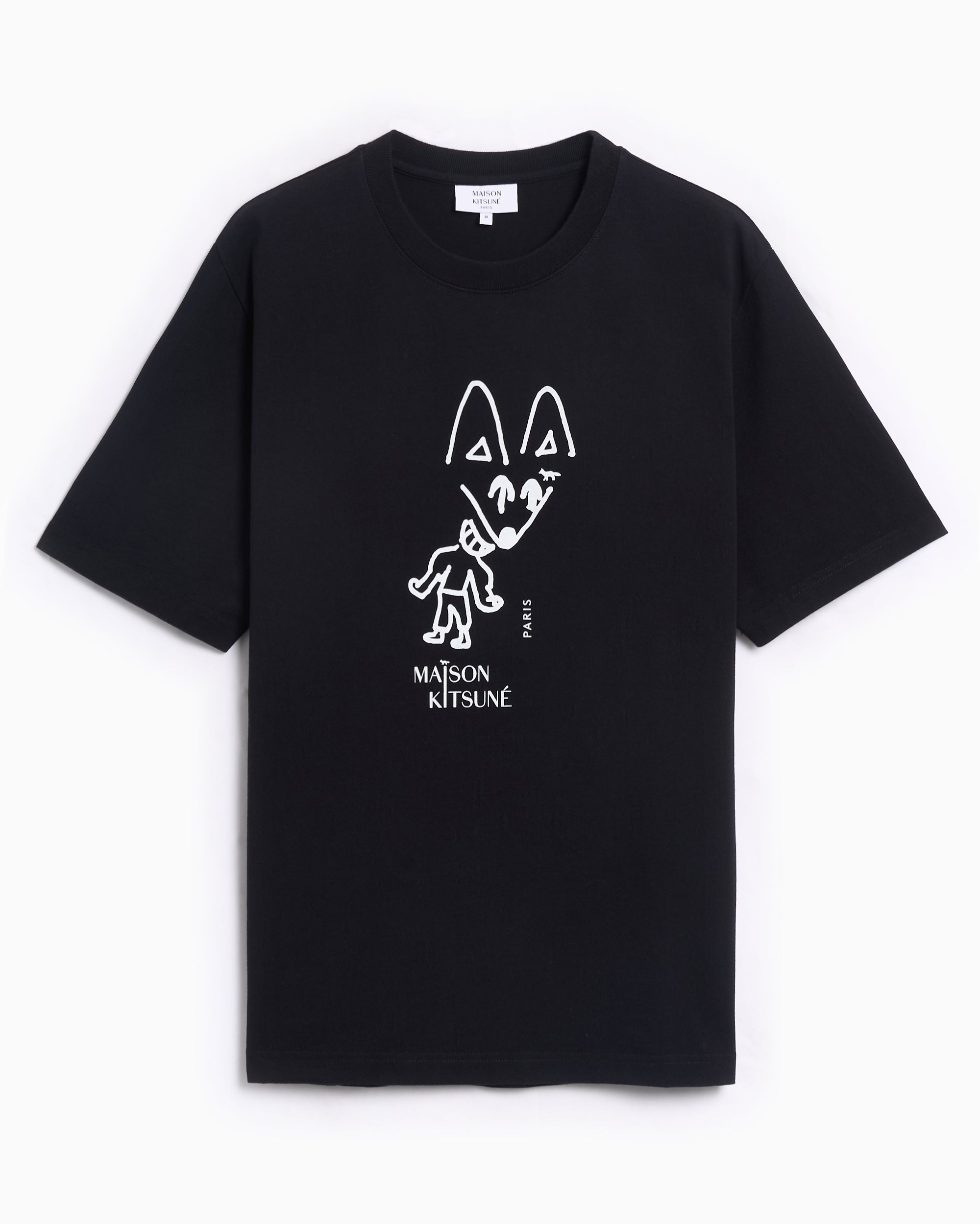 T-Shirts Maison Kitsuné Party Fox Graphic Relaxed Men's T-Shirt - PM00116KJ7025-P199