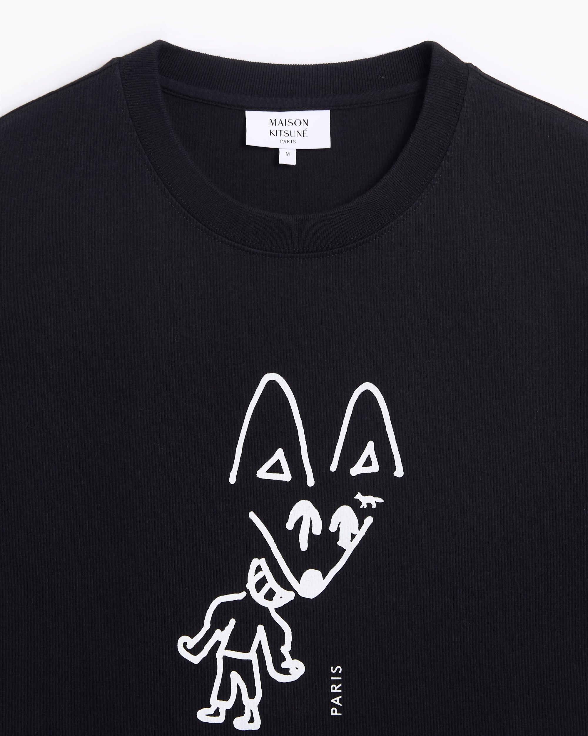 T-Shirts Maison Kitsuné Party Fox Graphic Relaxed Men's T-Shirt - PM00116KJ7025-P199