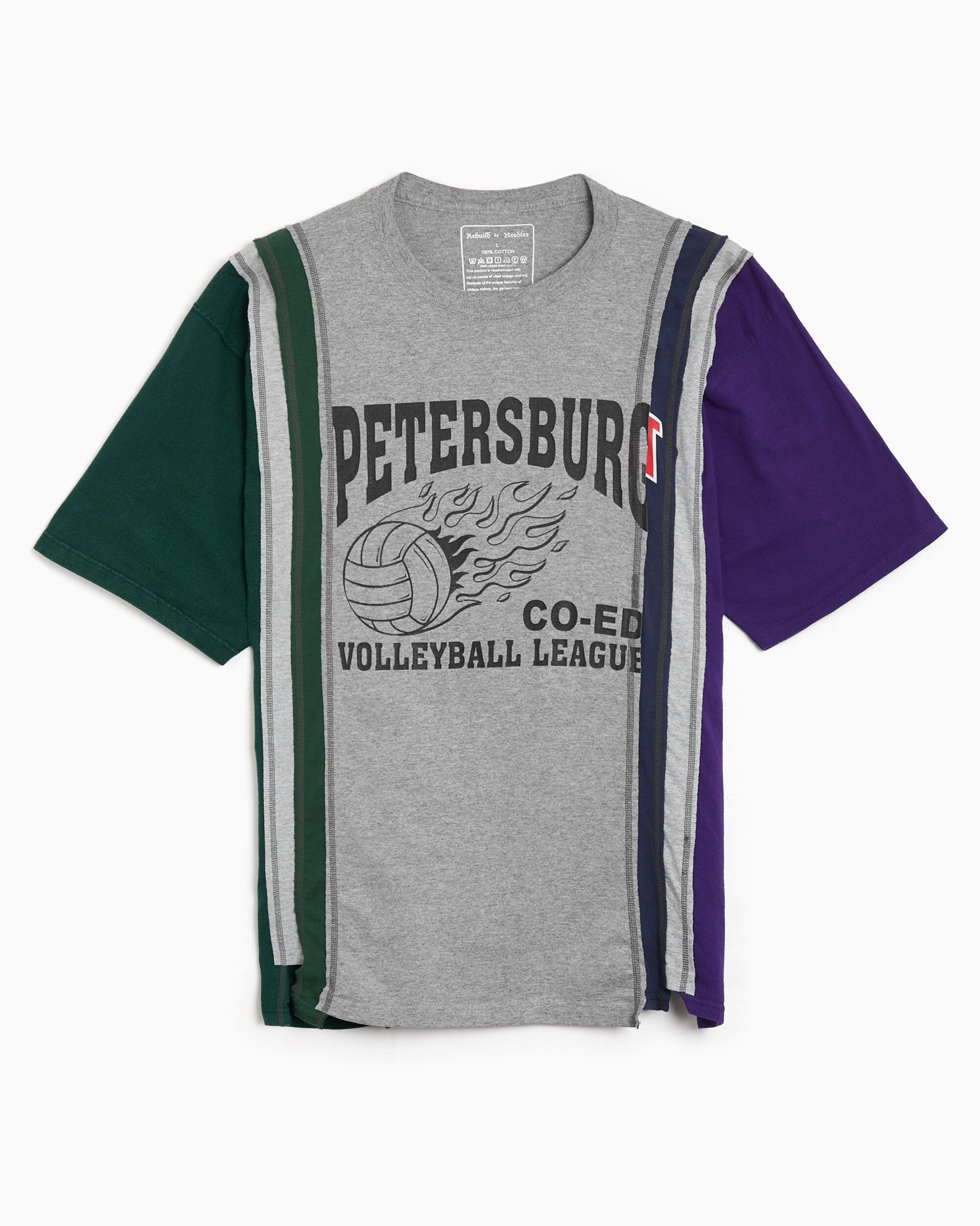 Needles 7 Cut College Graphic Relaxed Unisex T-Shirt