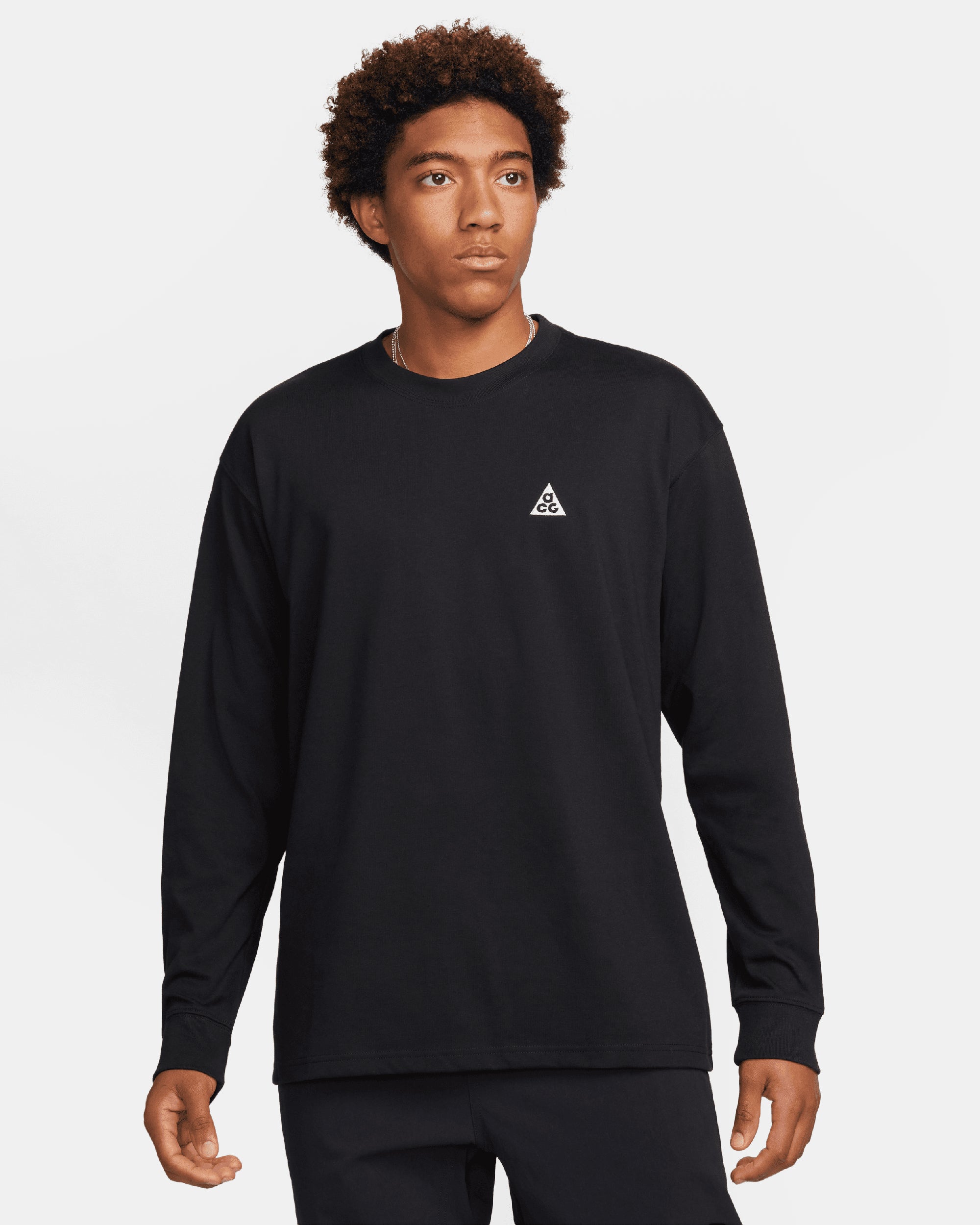 T-Shirts Nike ACG Logo Long-Sleeved Relaxed Men's T-Shirt - FQ3738-010