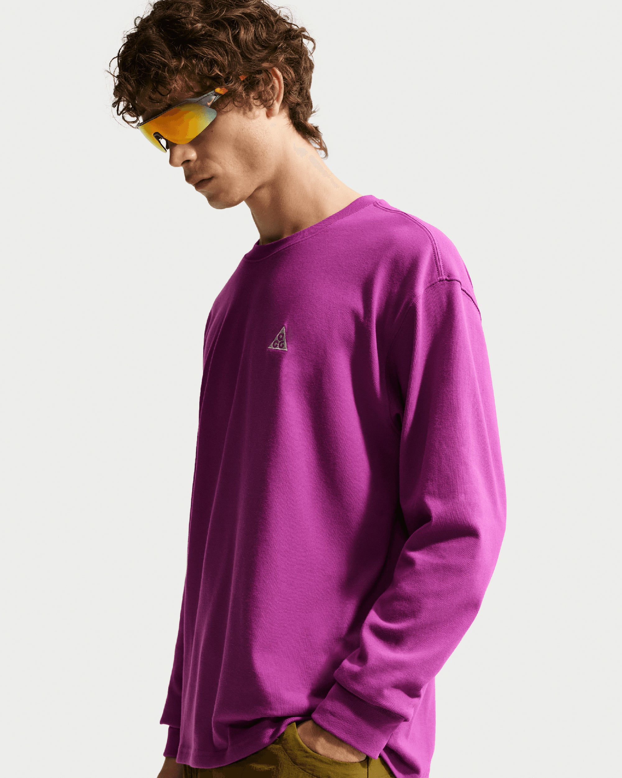 T-Shirts Nike ACG Logo Long-Sleeved Relaxed Men's T-Shirt - FQ3738-506