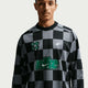 Nike Sportswear Club Goalie Plaid Long-Sleeved Relaxed Men's Jersey T-Shirt