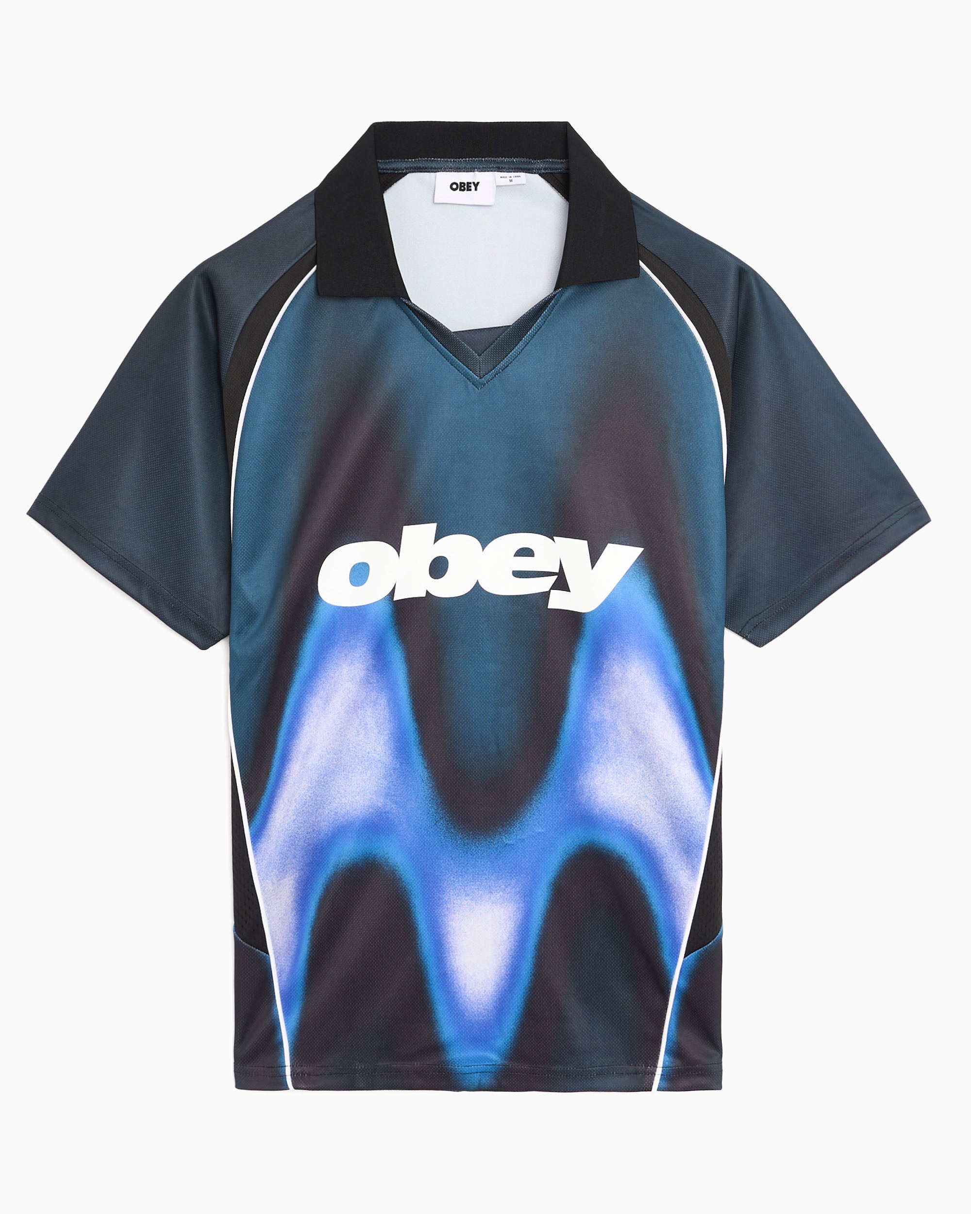 OBEY Clothing Blurred Graphic Relaxed Men's Jersey T-Shirt