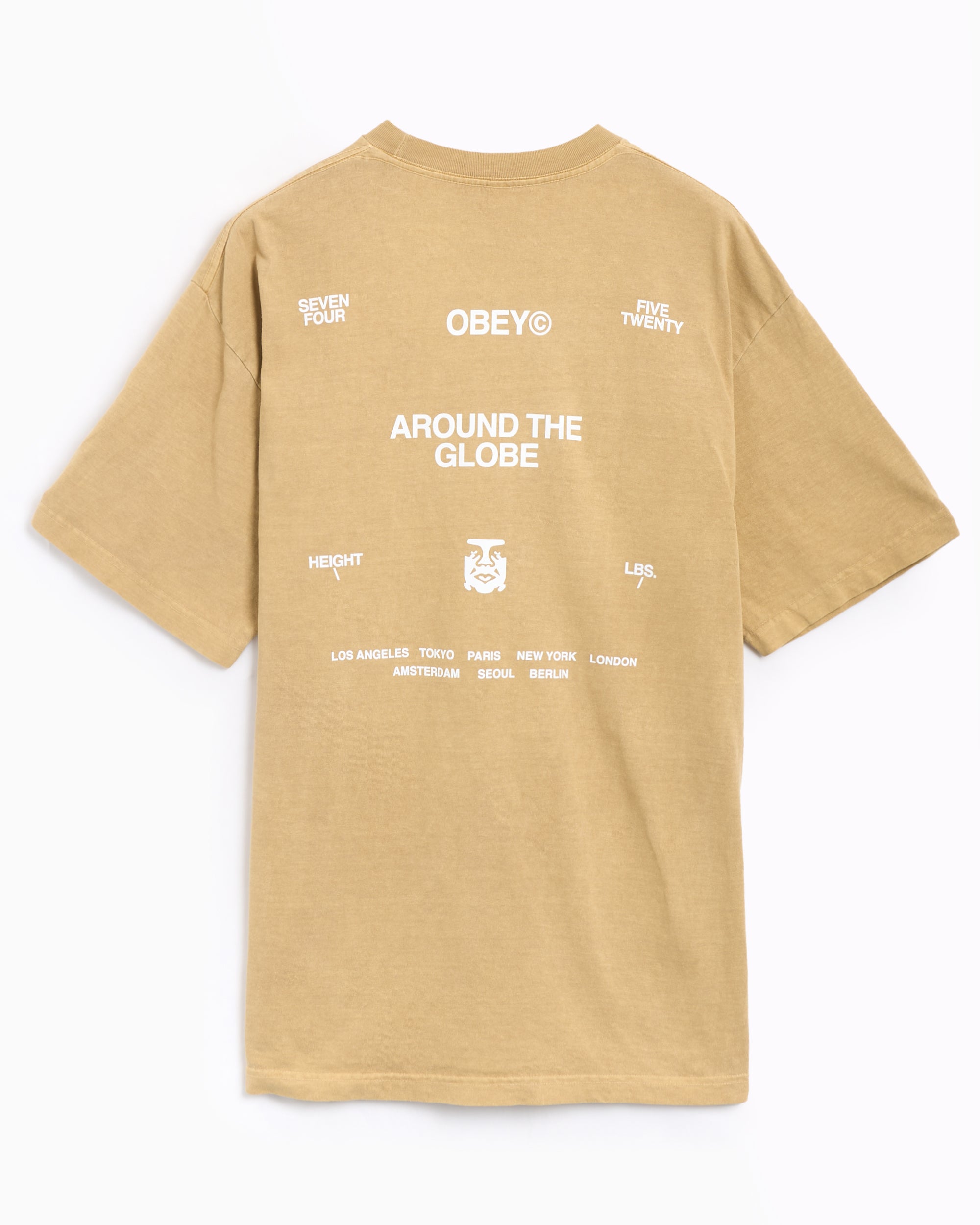 T-Shirts OBEY Clothing Obey Around The Globe Men's T-Shirt Men's T-Shirt - 167924096-LTK