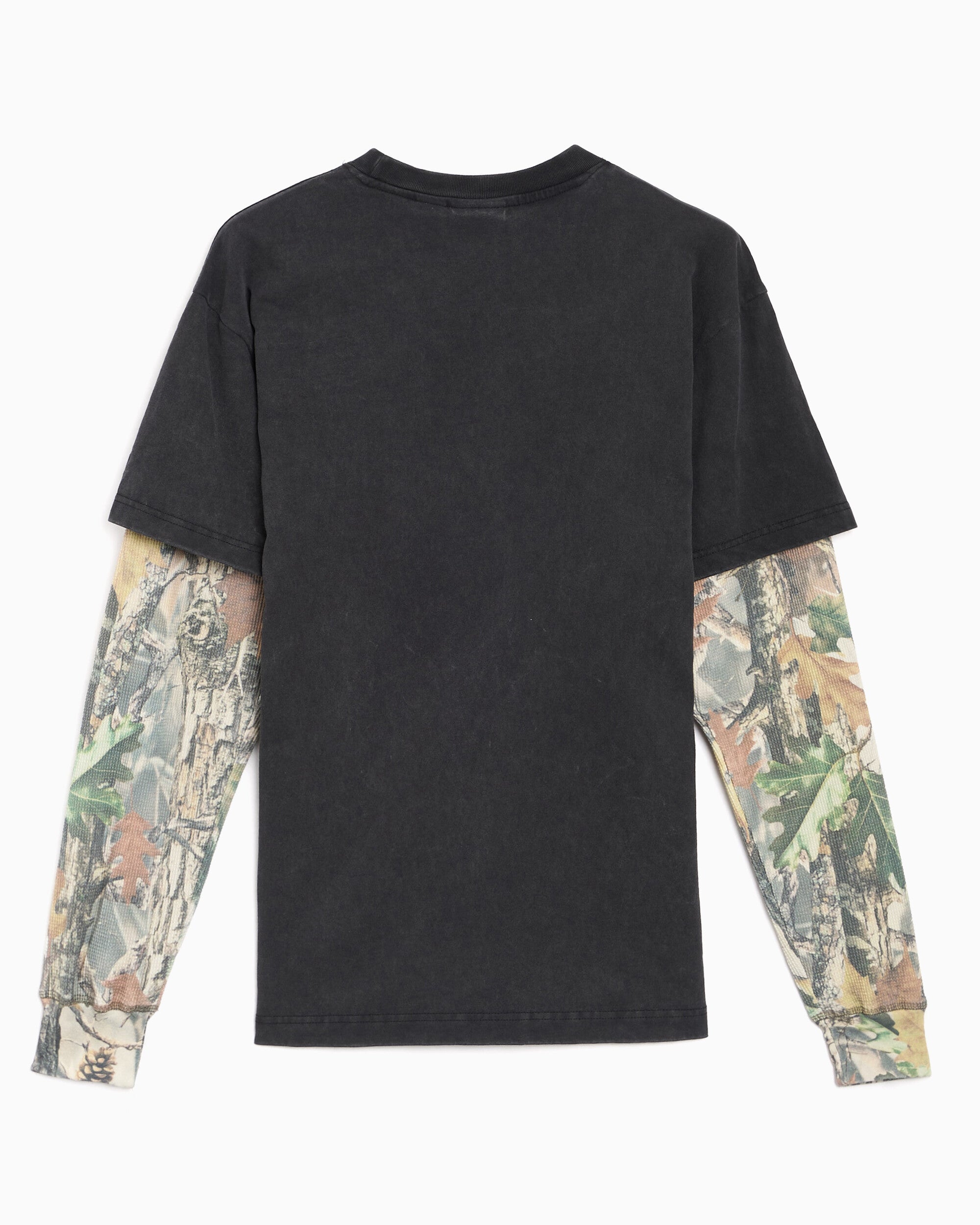 T-Shirts OBEY Clothing Post 2fer Graphic Long-Sleeved Relaxed Men's T-Shirt - 131030150-DUBL