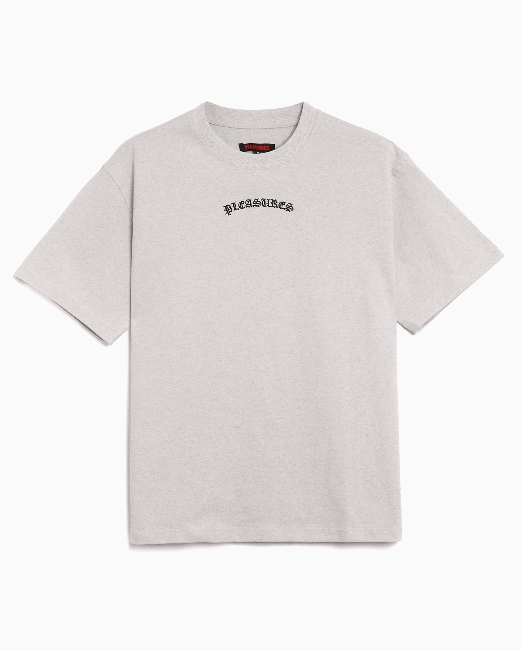 T-Shirts Pleasures Neural Logo Relaxed Men's T-Shirt - P26SP026-OATMEAL