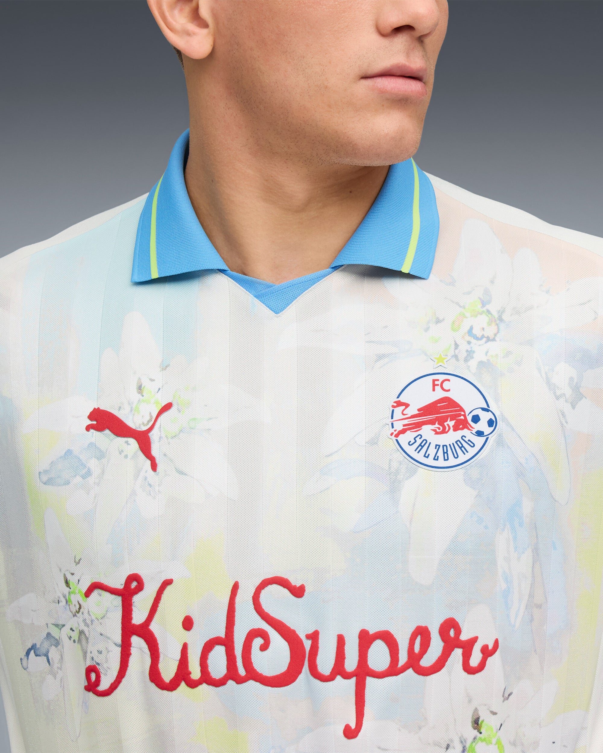 T-Shirts Puma x KidSuper Red Bull Salzburg Long-Sleeved Men's Jersey T-Shirt - 782752-05