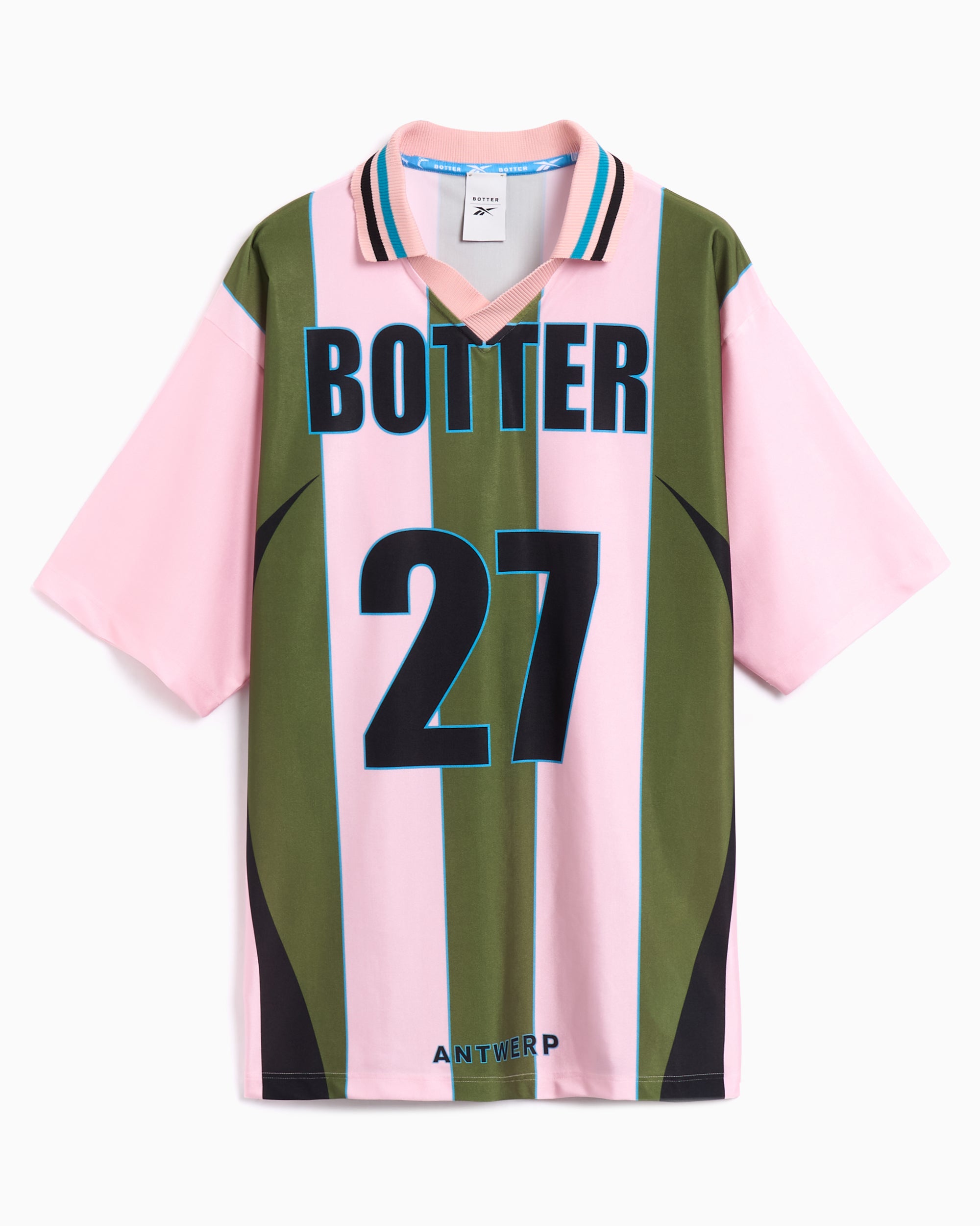 T-Shirts Reebok x Botter Reverse Striped Men's Jersey T-Shirt - RMGB008C99JER0013052