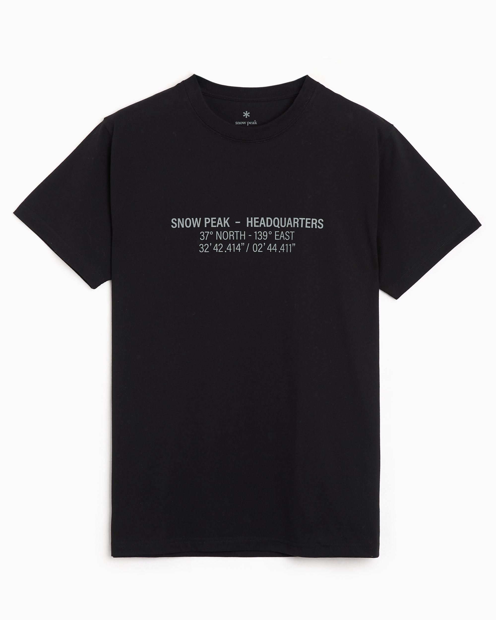 T-Shirts Snow Peak HQ Topographic Map Graphic Relaxed Men's T-Shirt - TS-26SU003