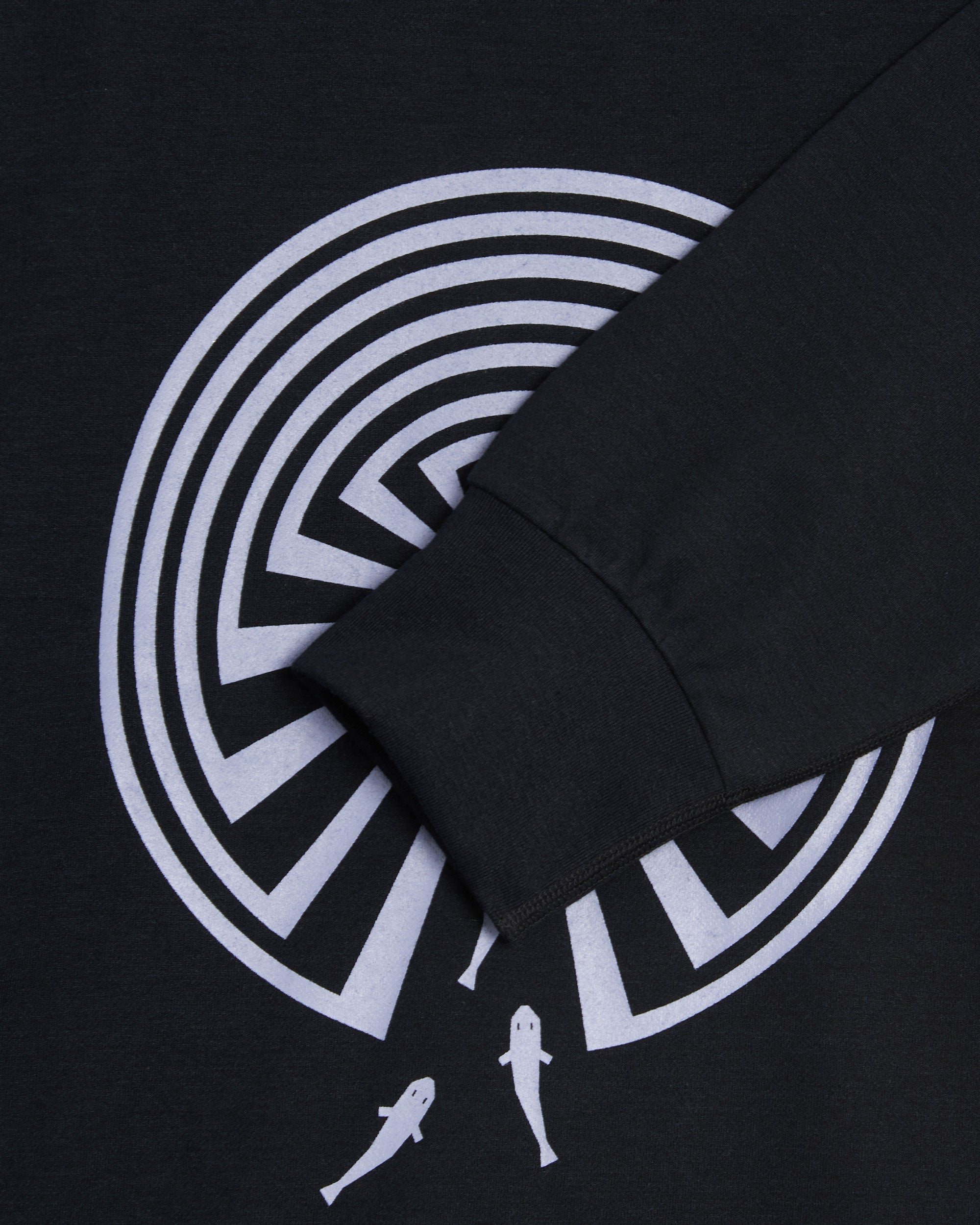T-Shirts South2 West8 Maze Men's Long Sleeve T-Shirt Men's T-Shirt - NS841-B-Black