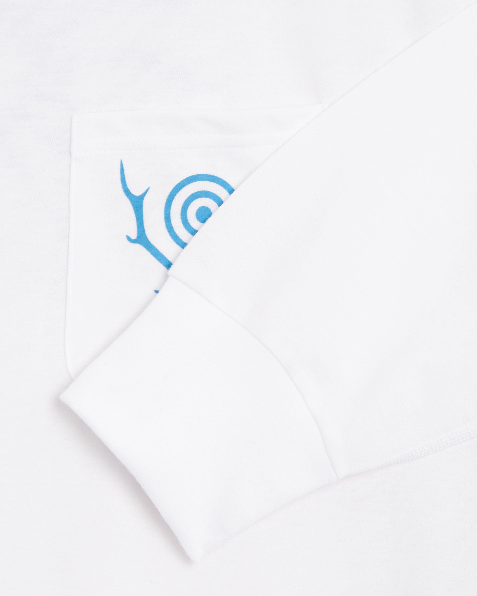 T-Shirts South2 West8 Round Pocket Men's Long Sleeve T-Shirt Men's T-Shirt - NS840-A-White