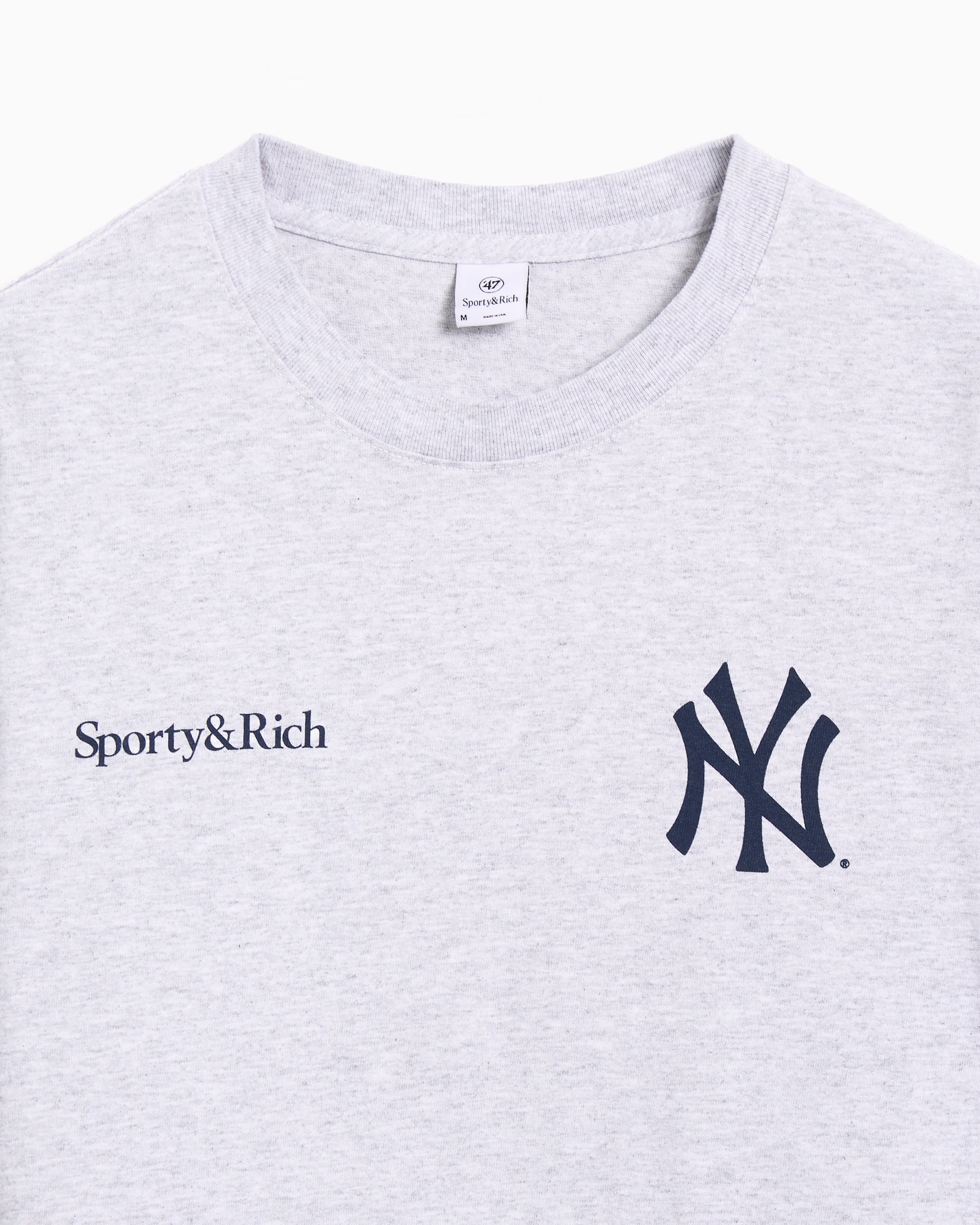 T-Shirts Sporty & Rich x 47 Brand Slugger Logo Unisex T-Shirt - TO043623633GY03