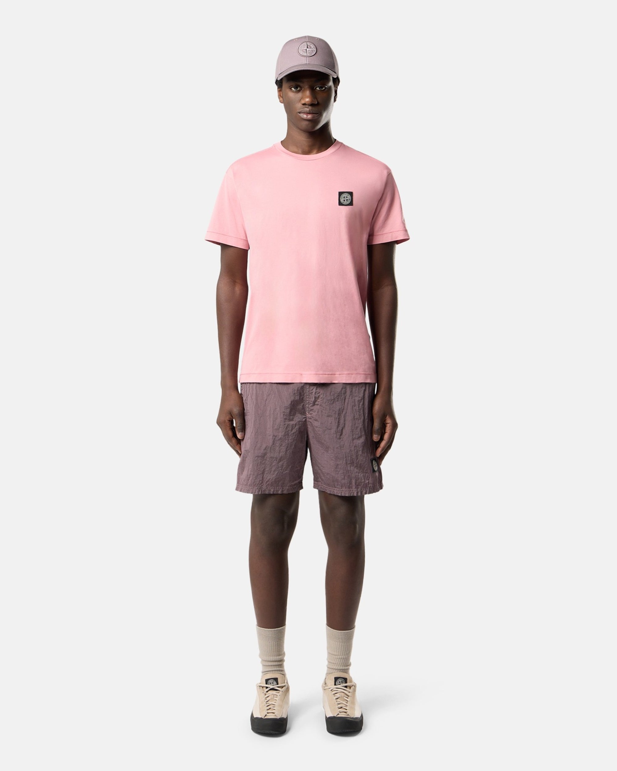 T-Shirts Stone Island Logo Straight Men's T-Shirt - L1S152100027-V008G