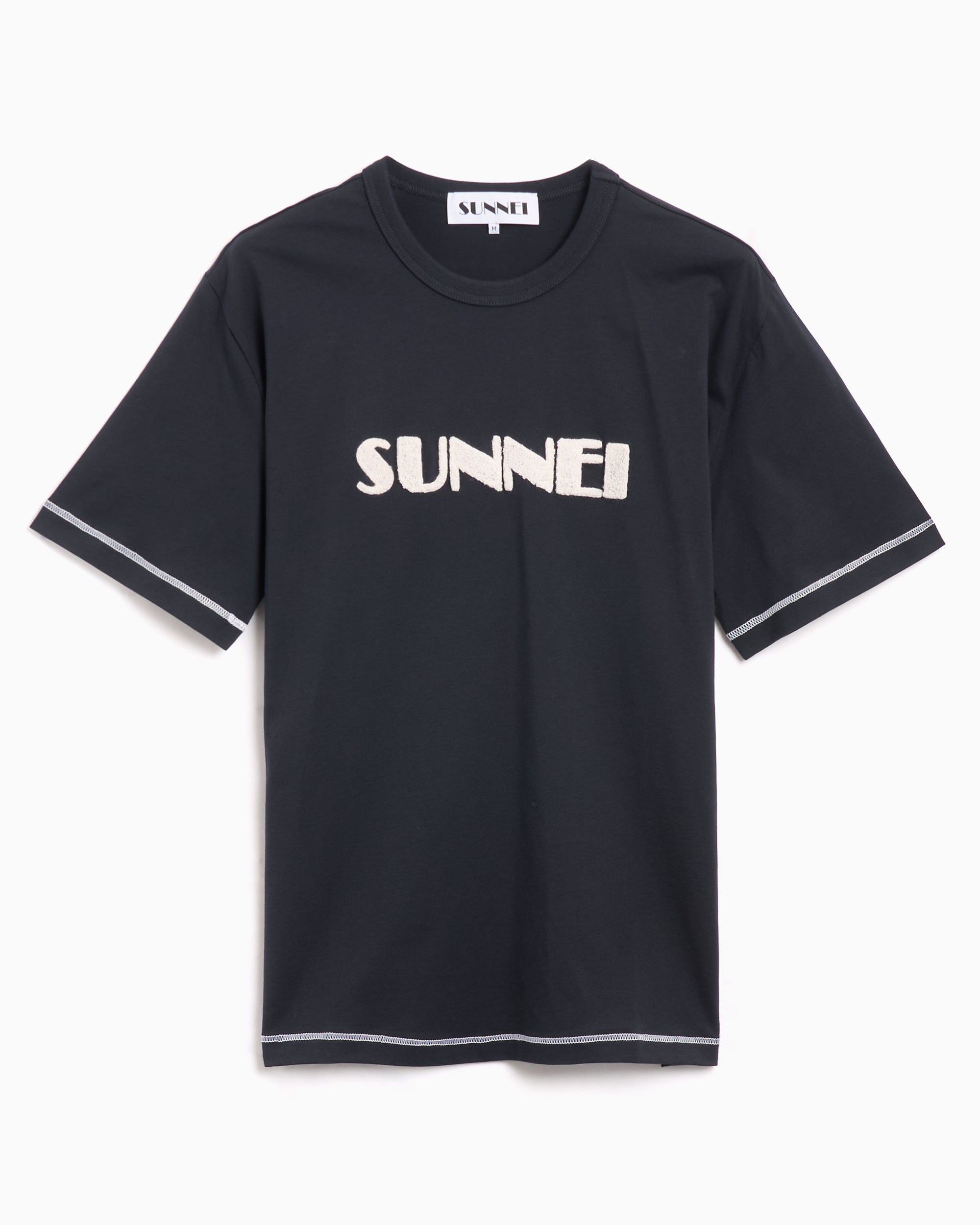 T-Shirts Sunnei Classic Big Logo Boucle' Men's T-Shirt Men's T-Shirt - RTWXJER020-JER012-8170