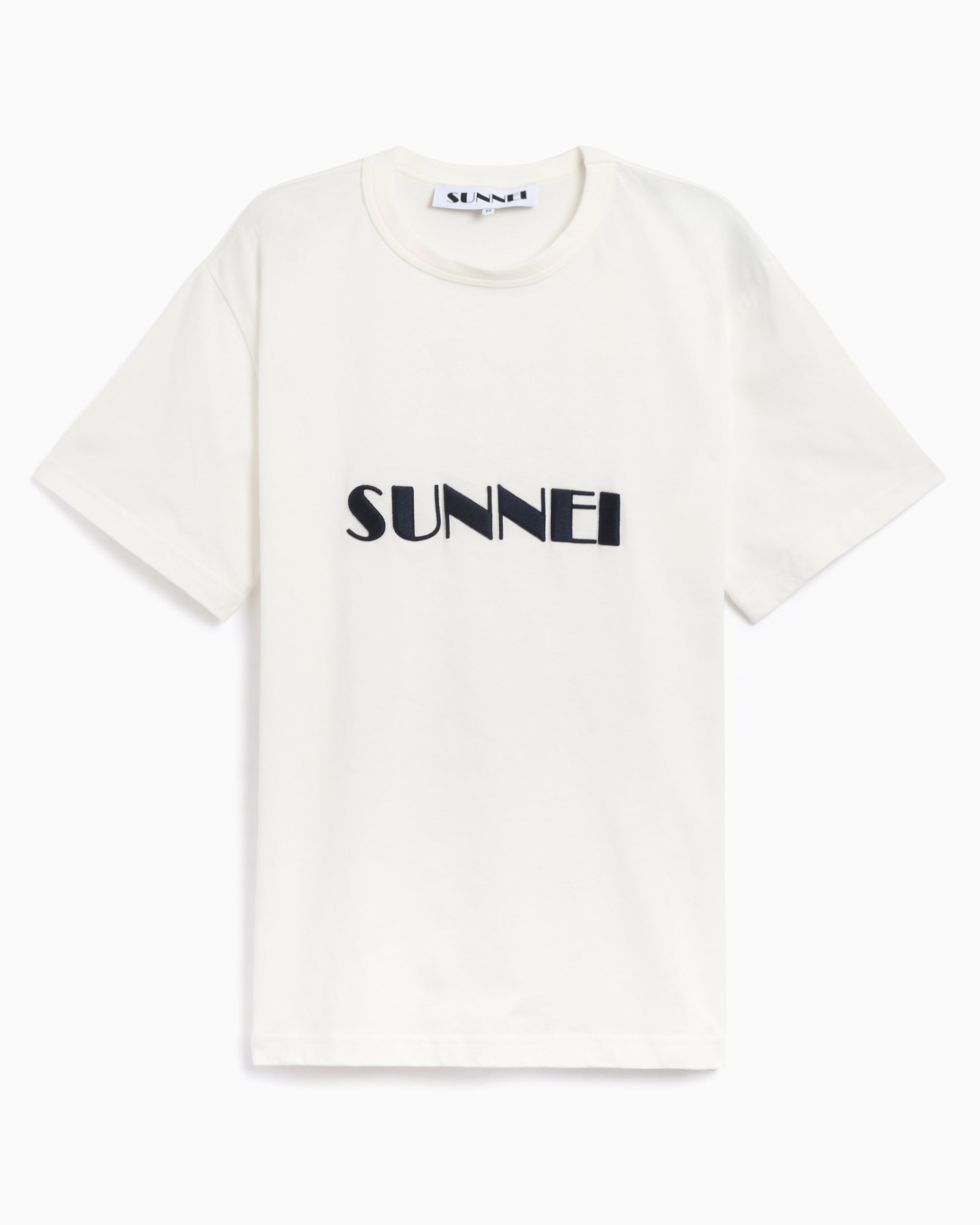 T-Shirts Sunnei Classic Big Logo Embroidered Unisex T-Shirt Unisex T-Shirt - MRTWXJER069-JER012-7478