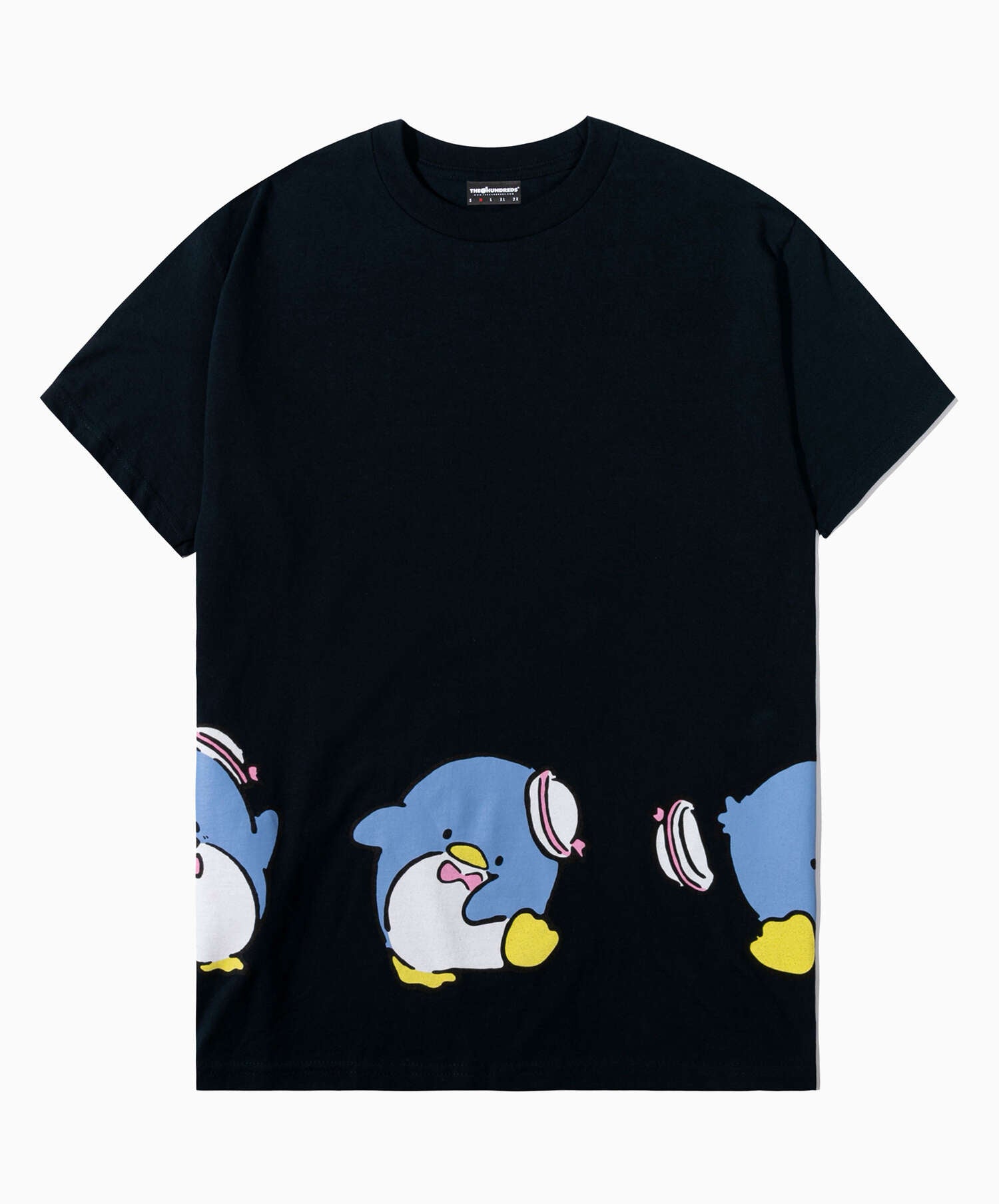 T-Shirts The Hundreds x Sanrio Tuxedosam Unisex Short-Sleeve T-Shirt Unisex T-Shirt - L20W301005-NAVY