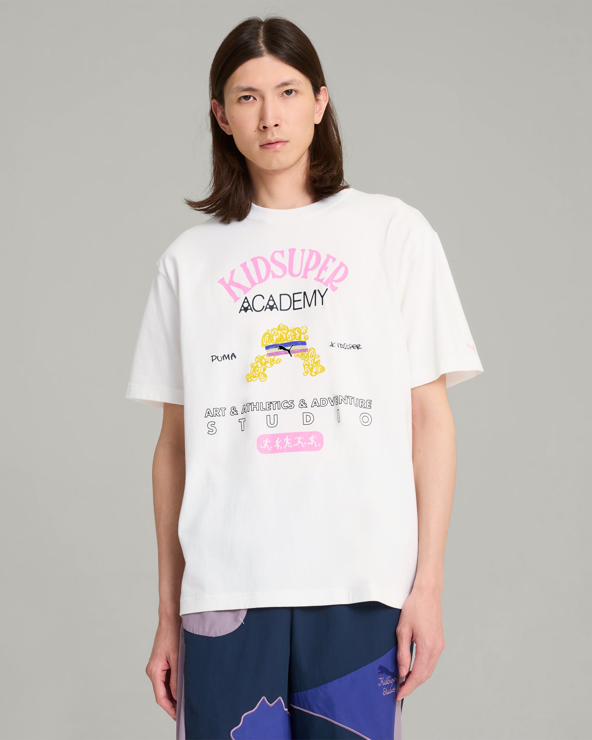 T-Shirts X KidSuper Puma x KidSuper Men's Graphic T-Shirt Men's T-Shirt - 626701-02