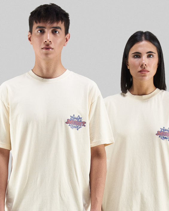 T-Shirts X MARKET FOOTDISTRICT x MARKET Worldwide Unisex T-Shirt Unisex T-Shirt - 360001485-ECRU