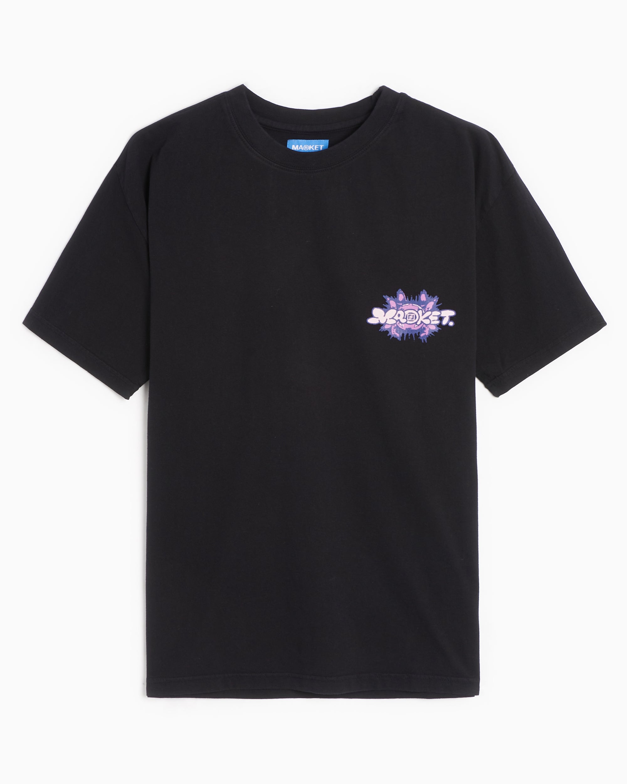 T-Shirts X MARKET FOOTDISTRICT x MARKET Worldwide Unisex T-Shirt Unisex T-Shirt - 360001485-WASHED-BLACK