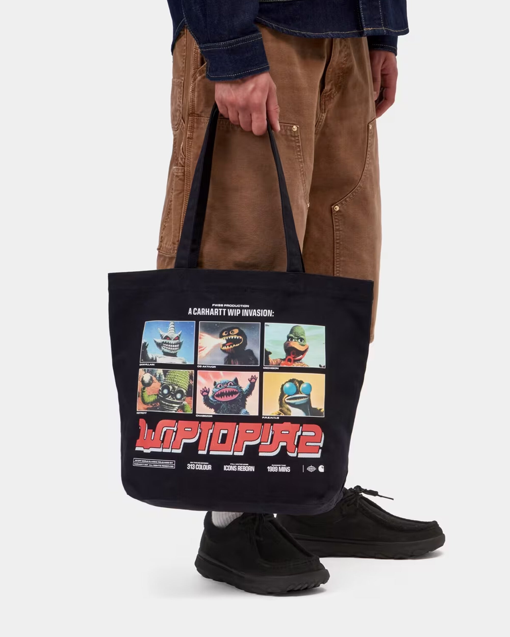 Tote Bags Carhartt WIP Canvas Graphic Unisex Tote Bag - I033975-3ZSXX
