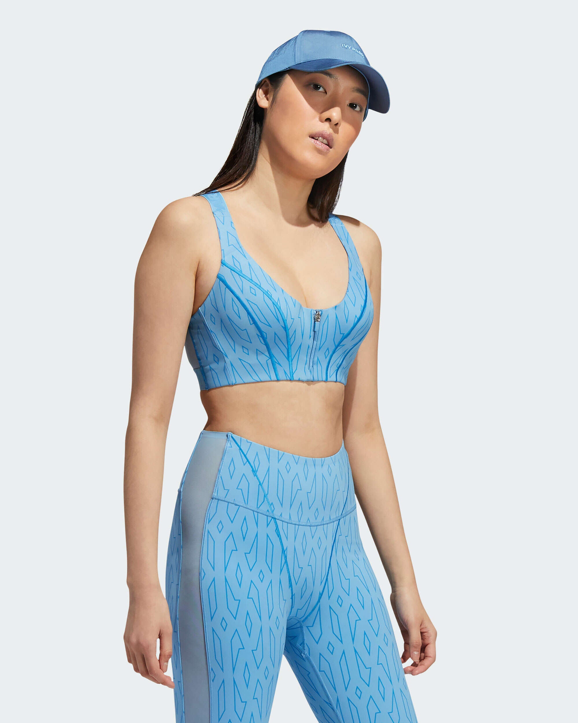 X Ivy Park adidas x Ivy Park Monogram Women's Zip Bra Women's Underwea