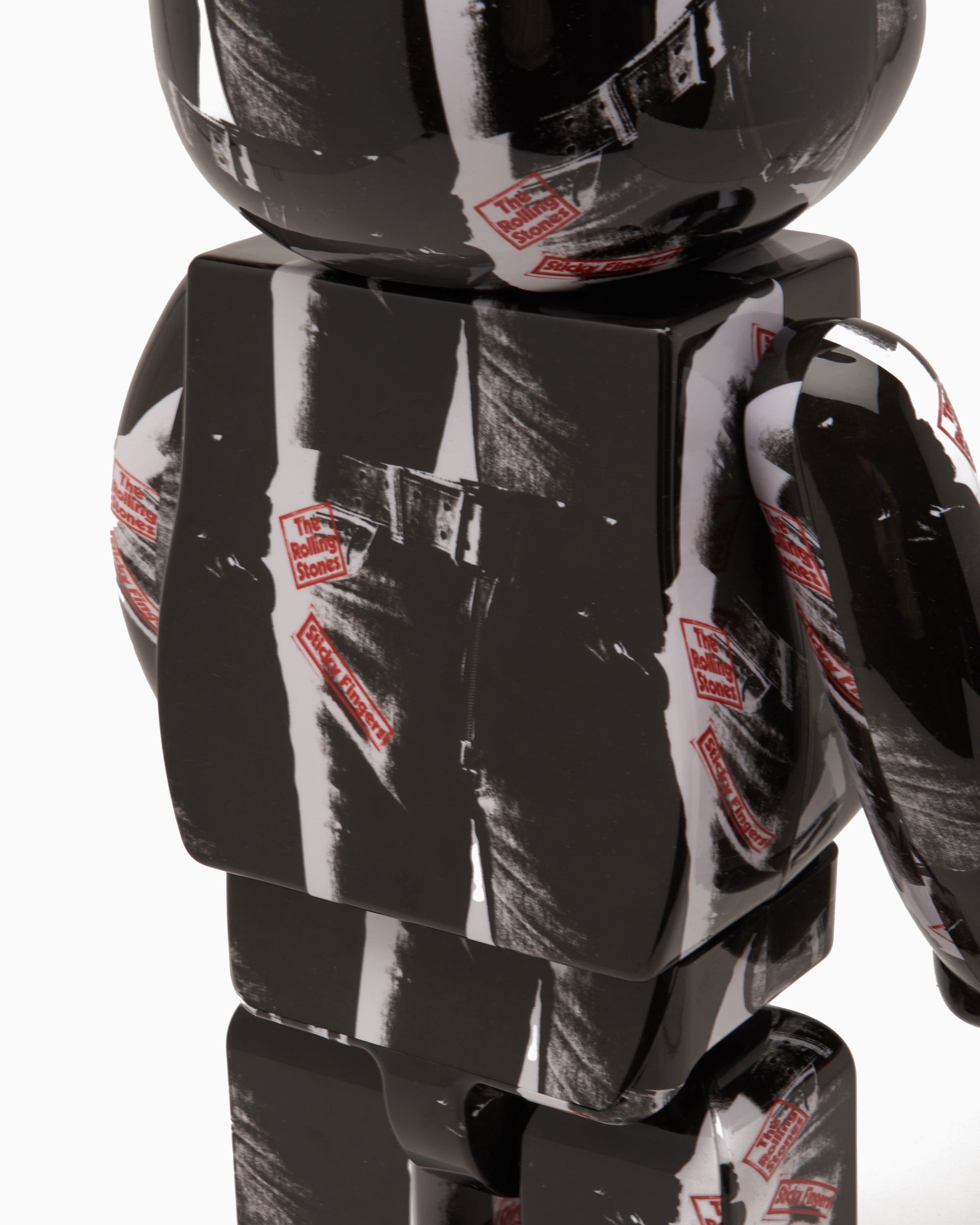 Medicom Toy Be@rbrick Andy Warhol x The Rolling Stones Sticky Fingers