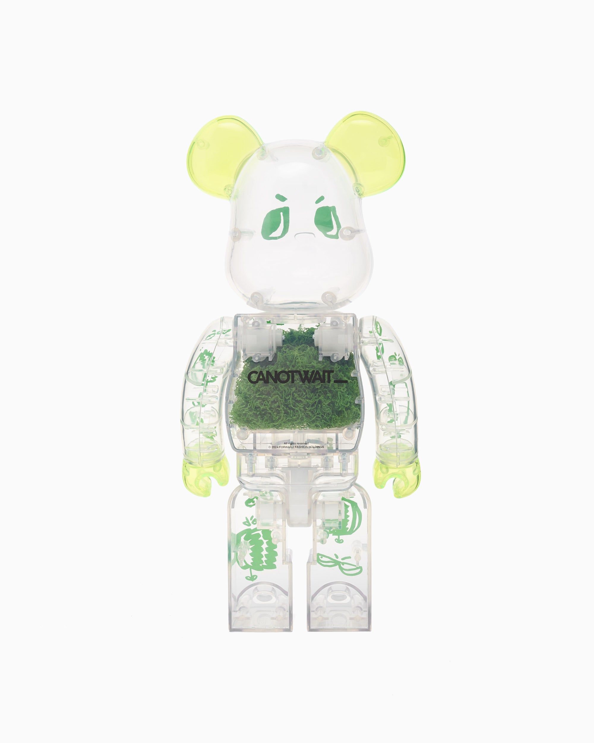 Medicom Toy Be@rbrick CANOTWAIT William Chan 400%