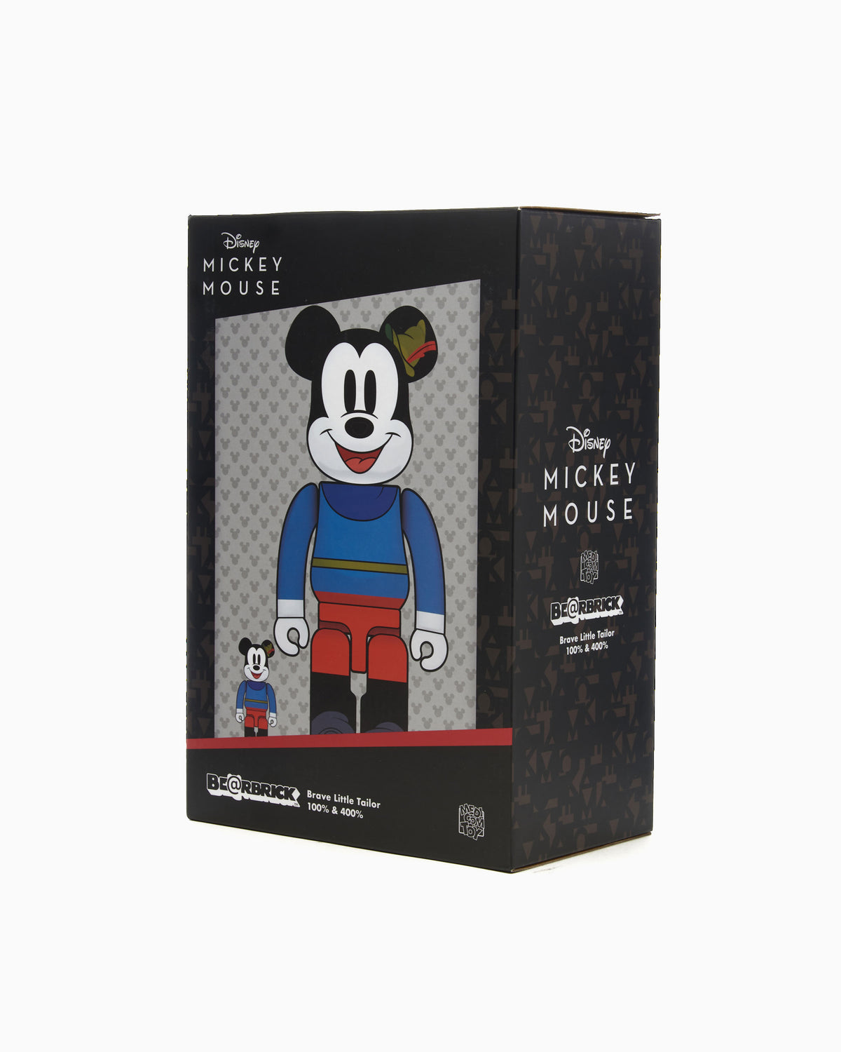 Medicom Toy Be@rbrick Mickey Mouse Brave Little Tailor 100%+400%