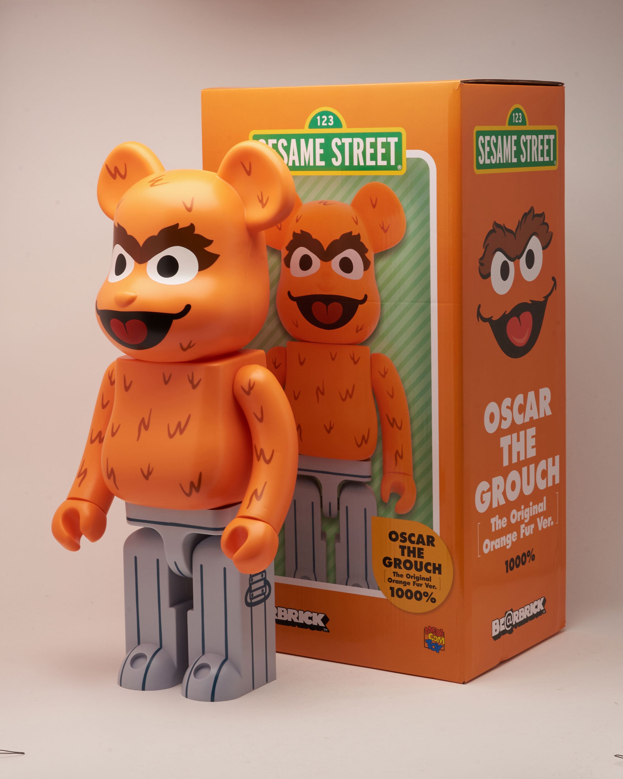 Medicom Toy Be@rbrick Oscar The Grouch The Original 1000%