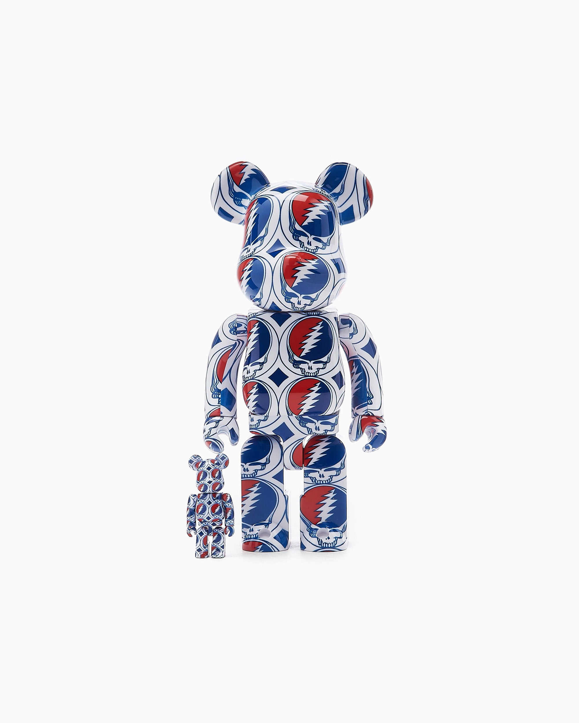 Medicom Toy Be@rbrick x Grateful Dead Steal Your Face 100% + 400%