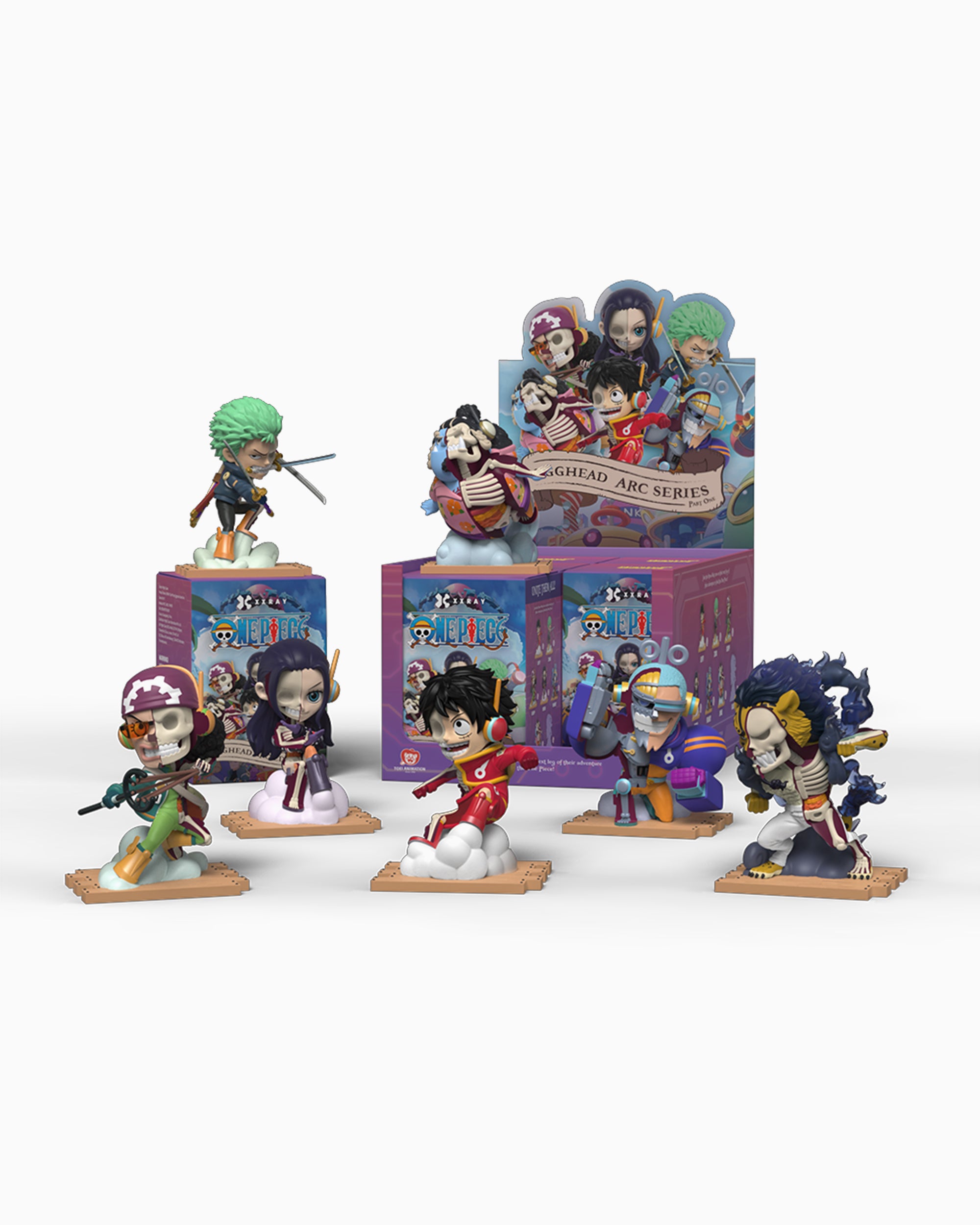 Art Toys Mighty Jaxx XXRAY: One Piece Egghead Arc Series Surprise Box (1 Piece) - BB24OPJF00201-V3