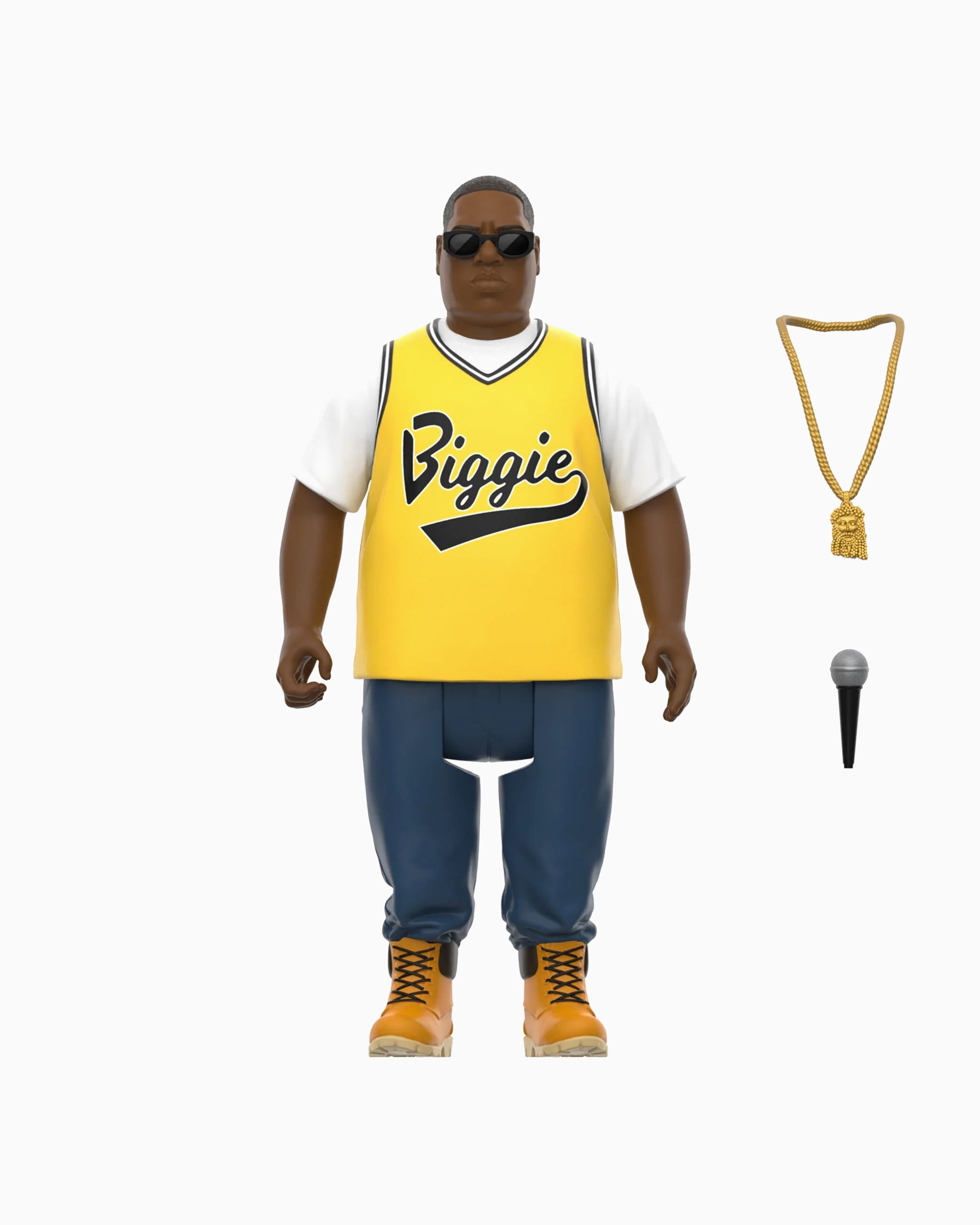 Super7 ReAction Notorious B.I.G. Biggie Yellow Jersey