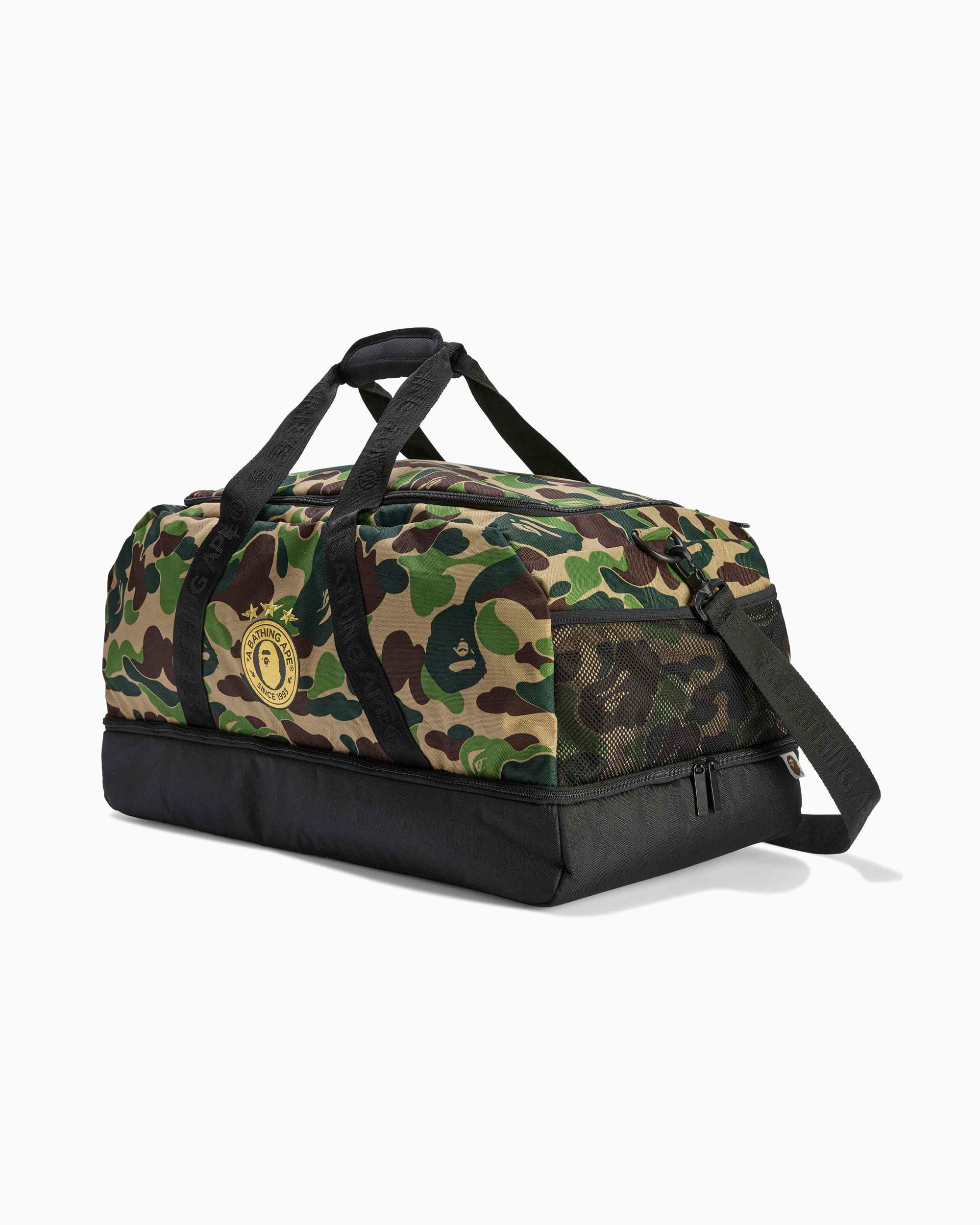BAPE X ADIDAS DUFFLE BAG 迷彩ダッフルバッグ コラボ adidas Originals x BAPE Unisex Duffle Bag 56,9 L