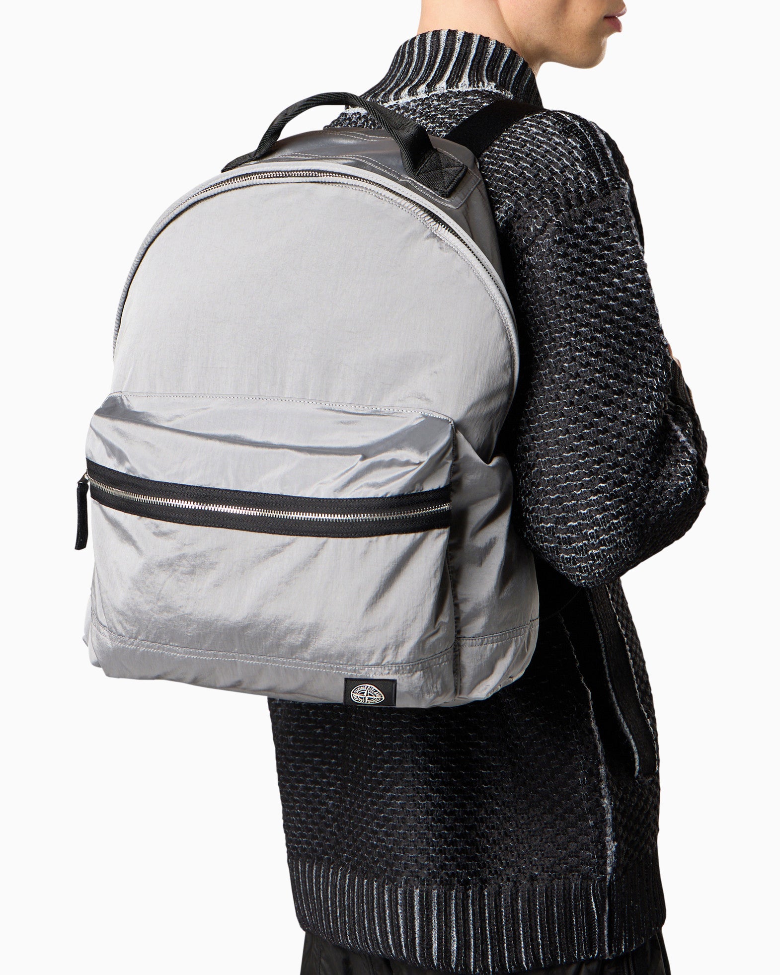 Stone Island Reflective Unisex Backpack