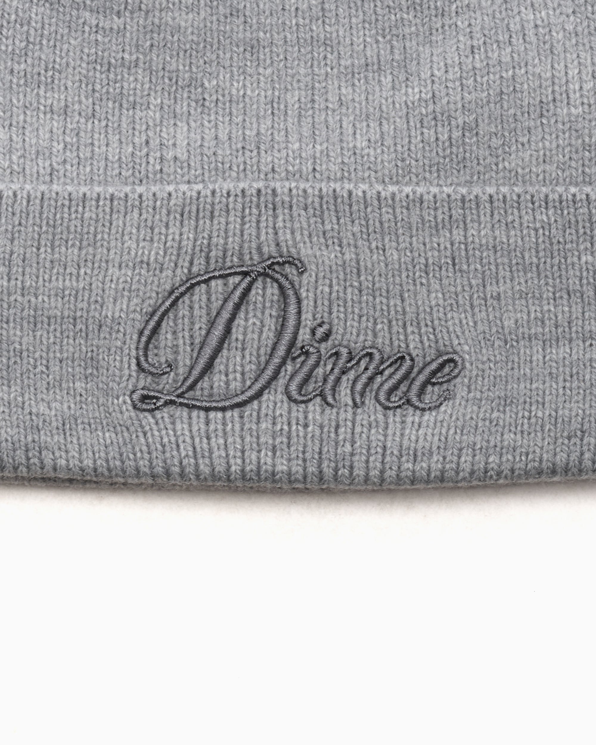 Dime MTL Cursive Unisex Wool Fold Beanie Unisex Beanie