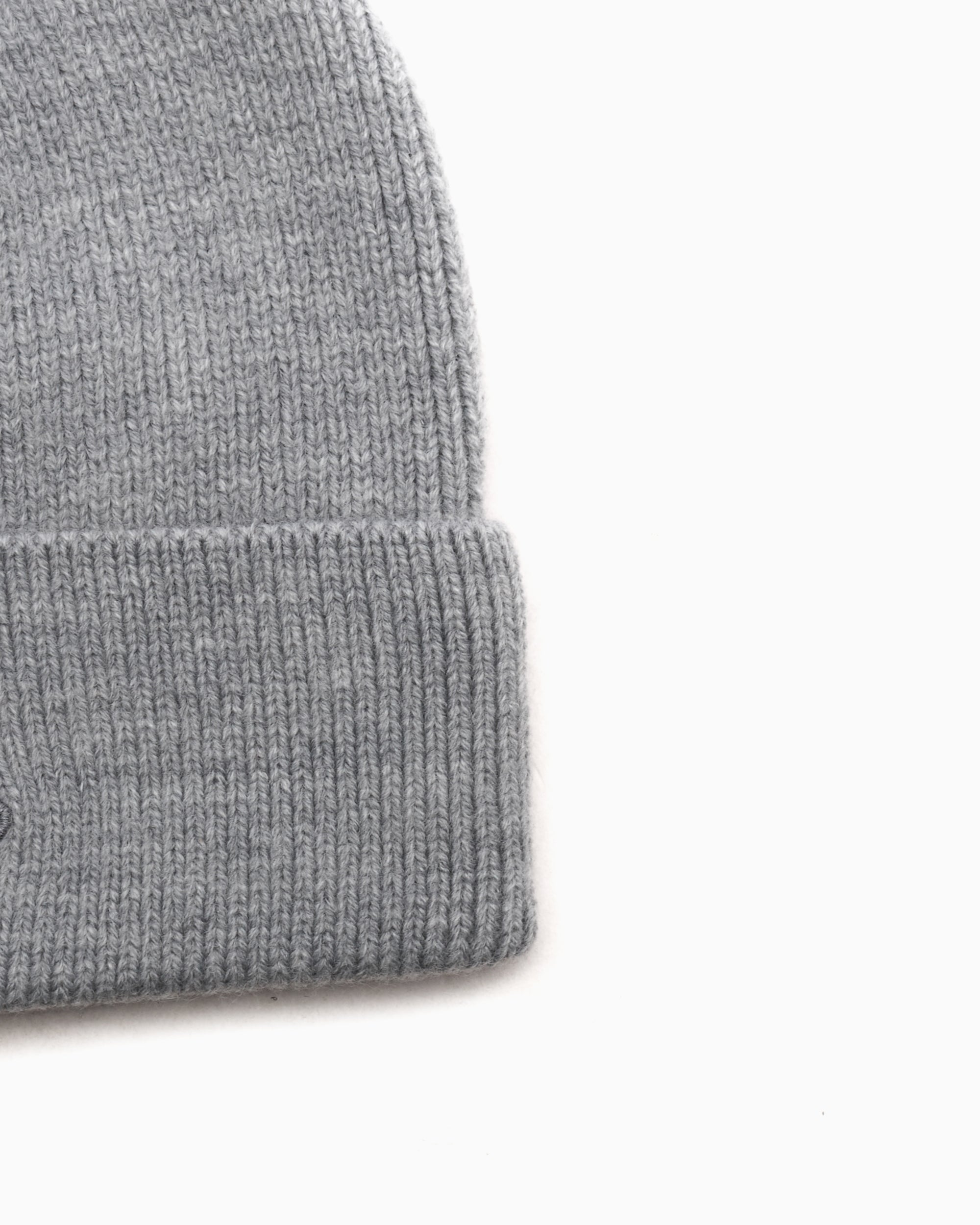Beanies & Hats Dime MTL Cursive Unisex Wool Fold Beanie Unisex Beanie - DIMEHO2428GRY