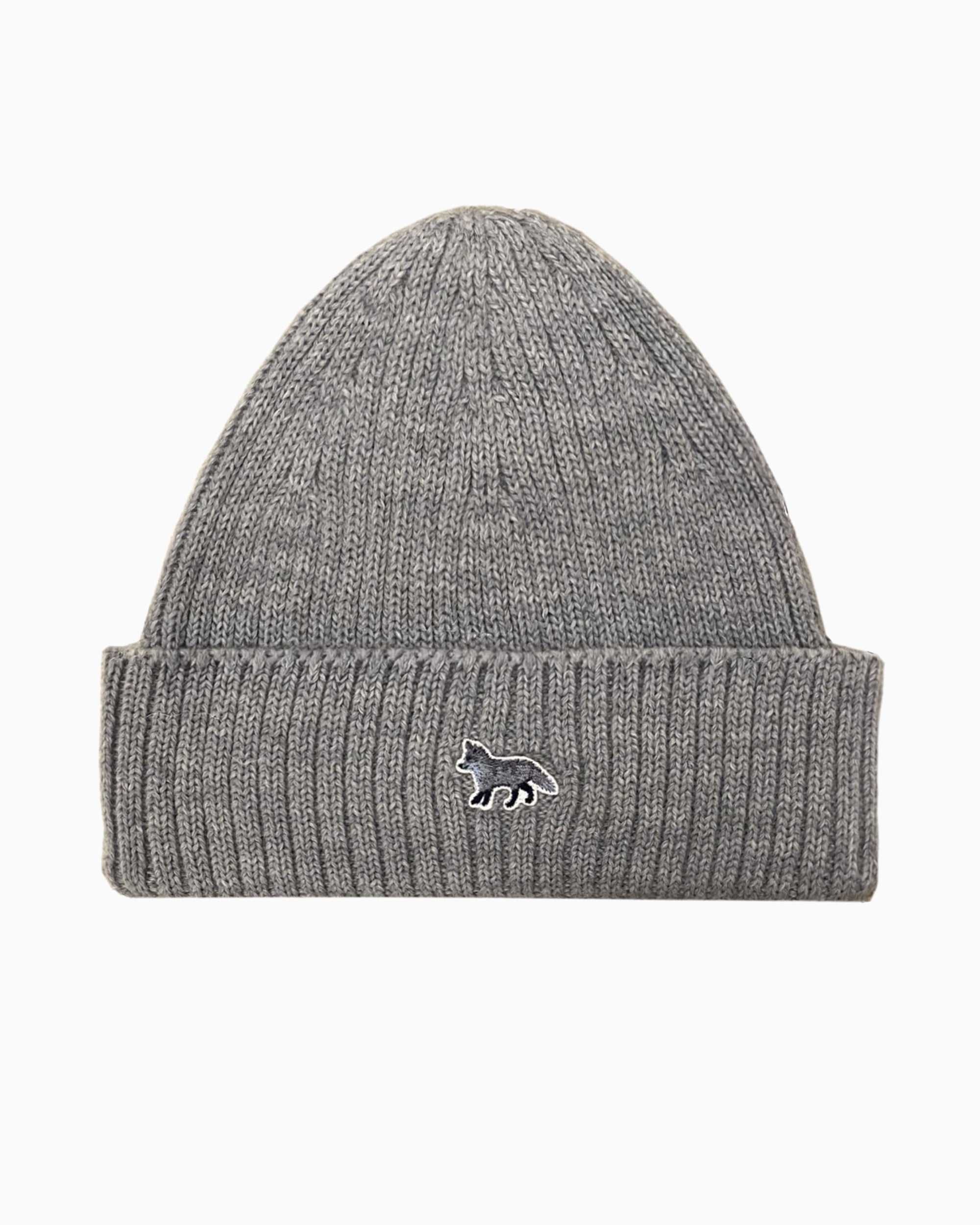 帽子 Maison Kitsune Chillax Fox Patch Beanie FOX HEAD BEANIE | Maison Kitsuné