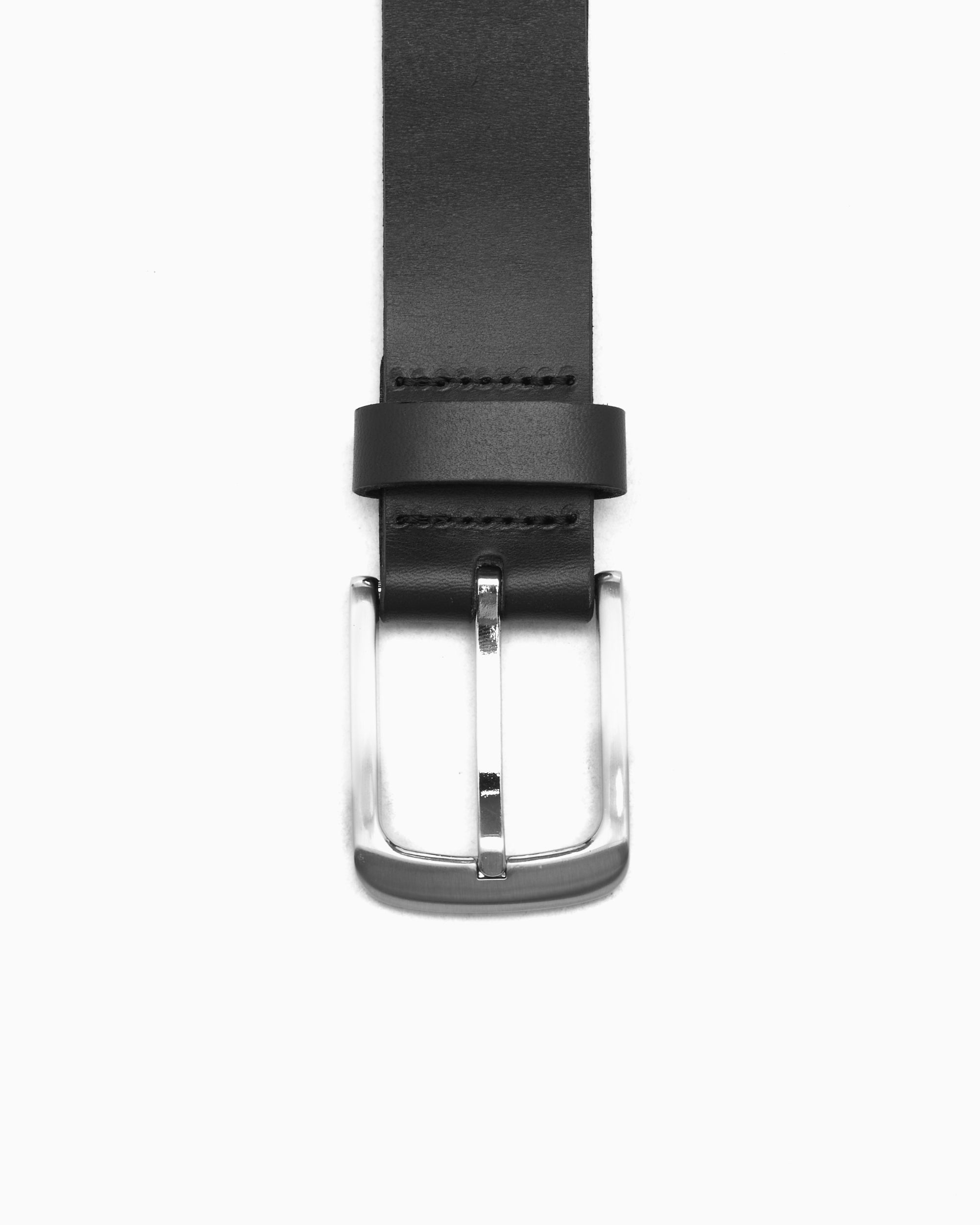 Belts Metalwood Logo Unisex Belt - MWS25-09-01-BLK